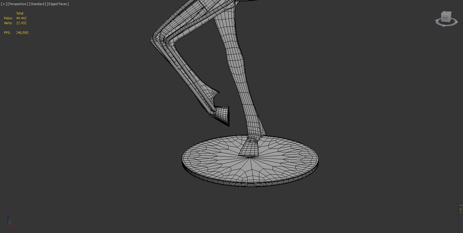 Metal Horse Statue 3D model_19