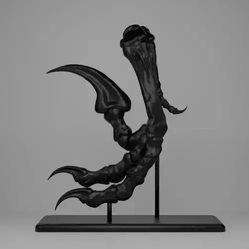 Velociraptor foot 3D print model