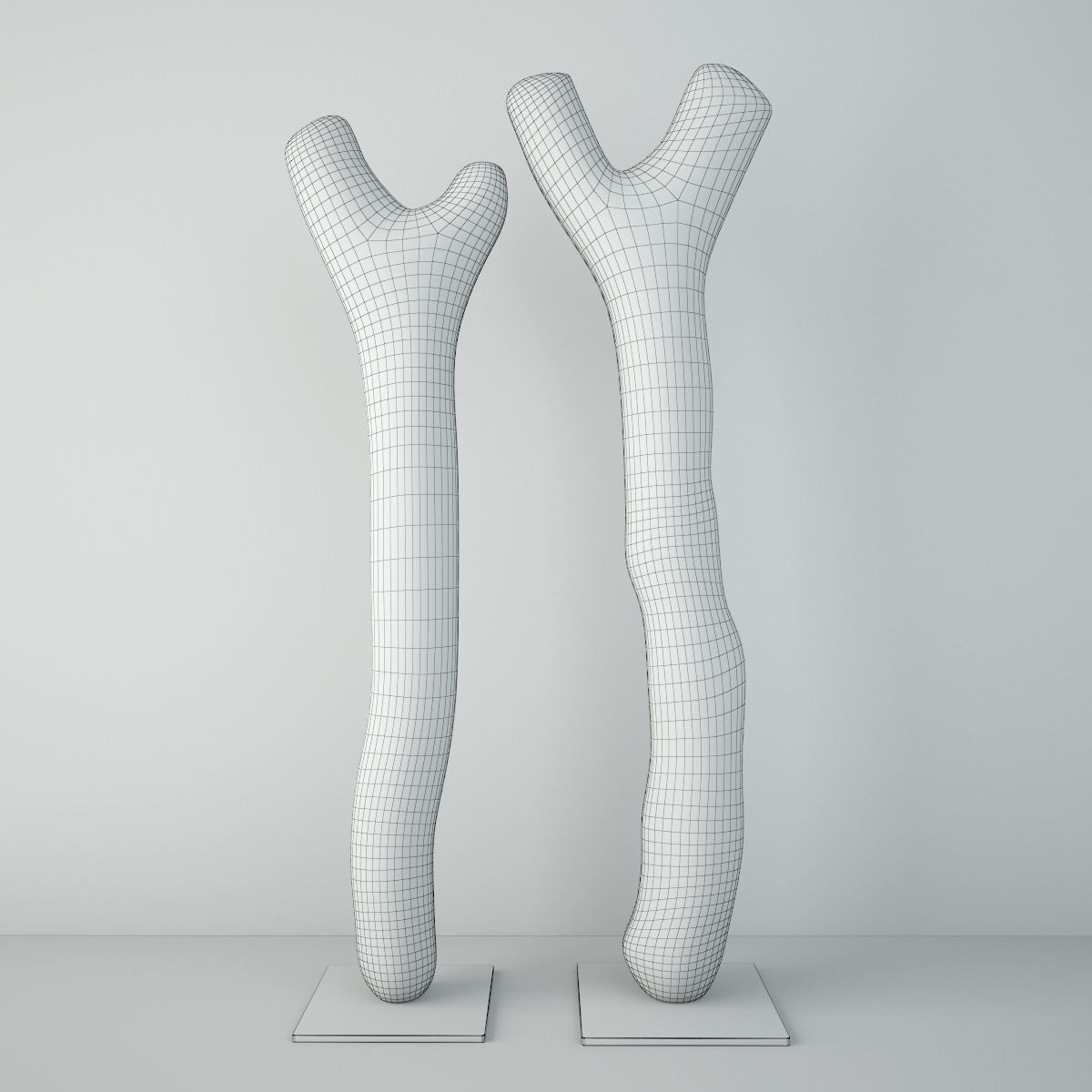 Wooden Decoration 2 3D model_2