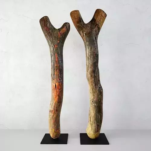Wooden Decoration 2 3D model