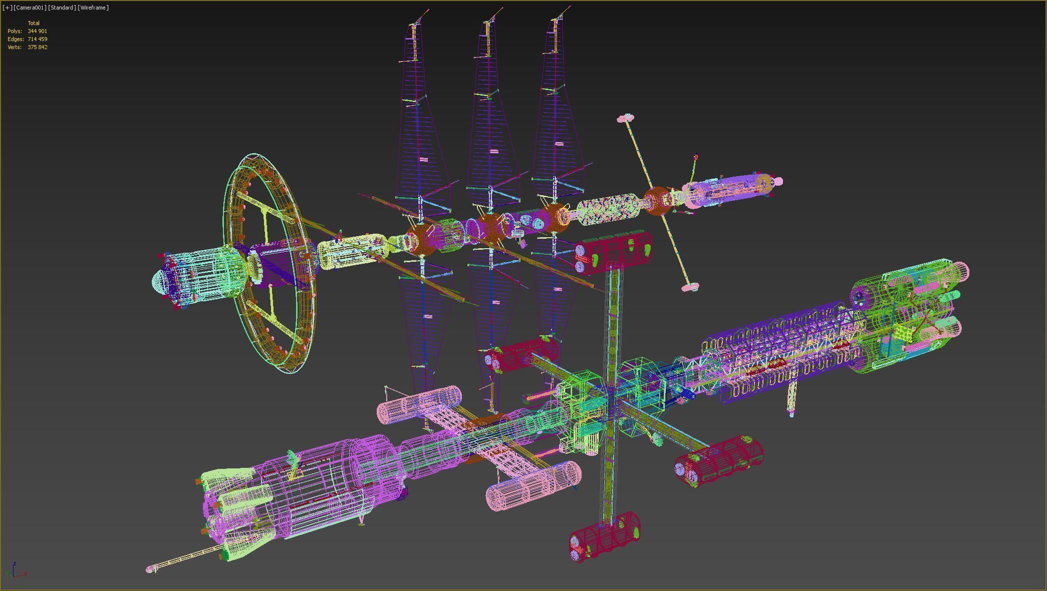 Science spaceships 3D model_21