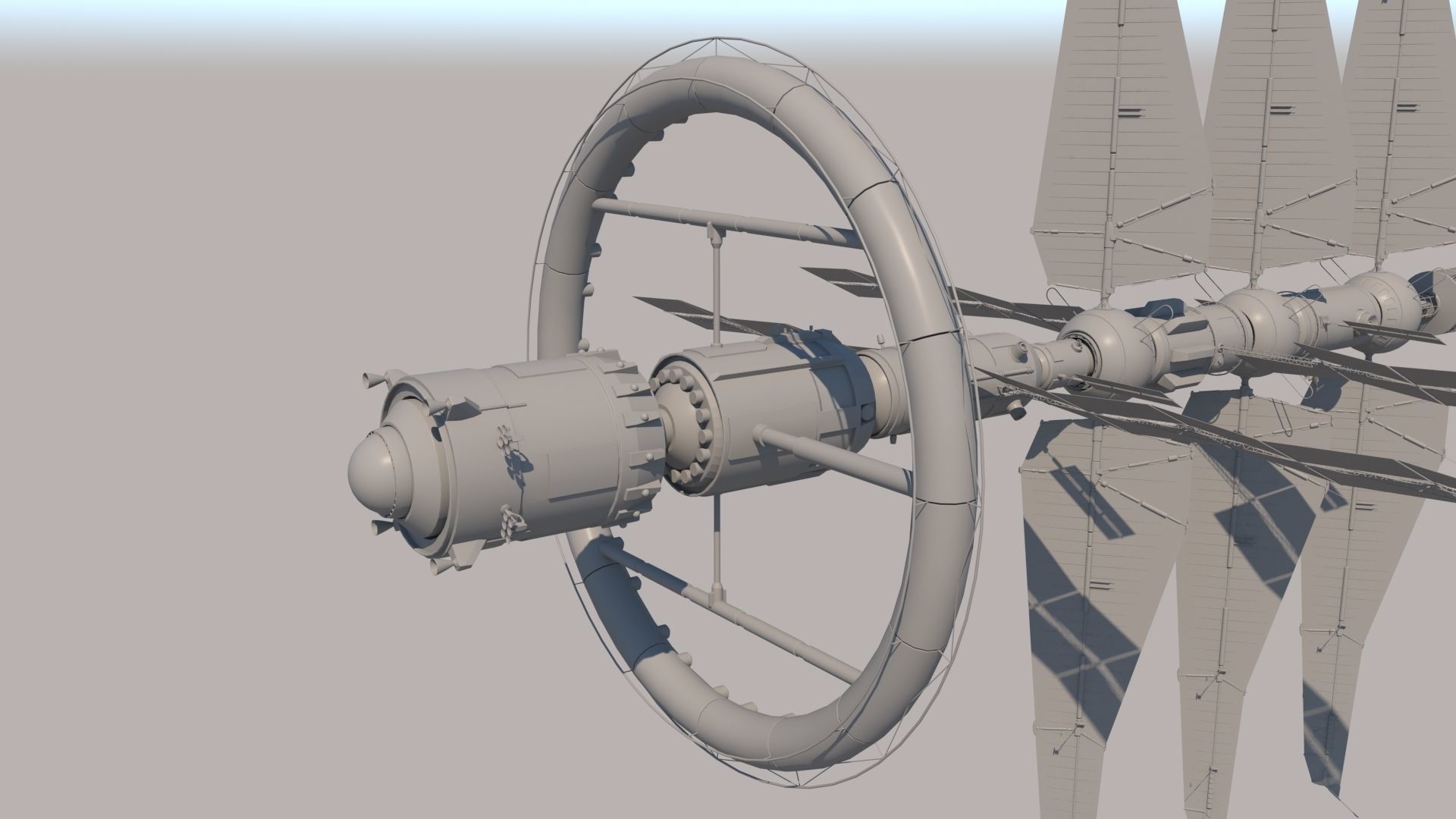 Science spaceships 3D model_13