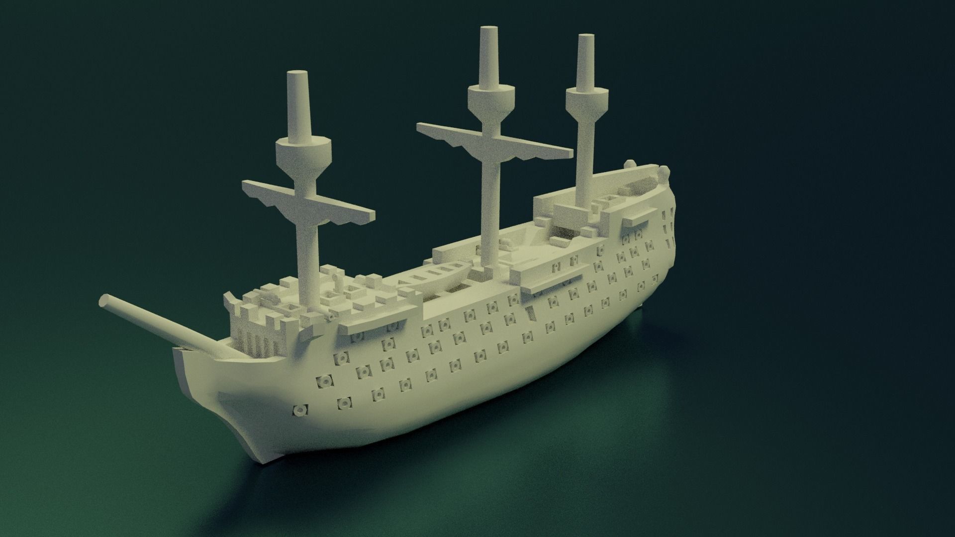 HMS Victory 3D print model_1