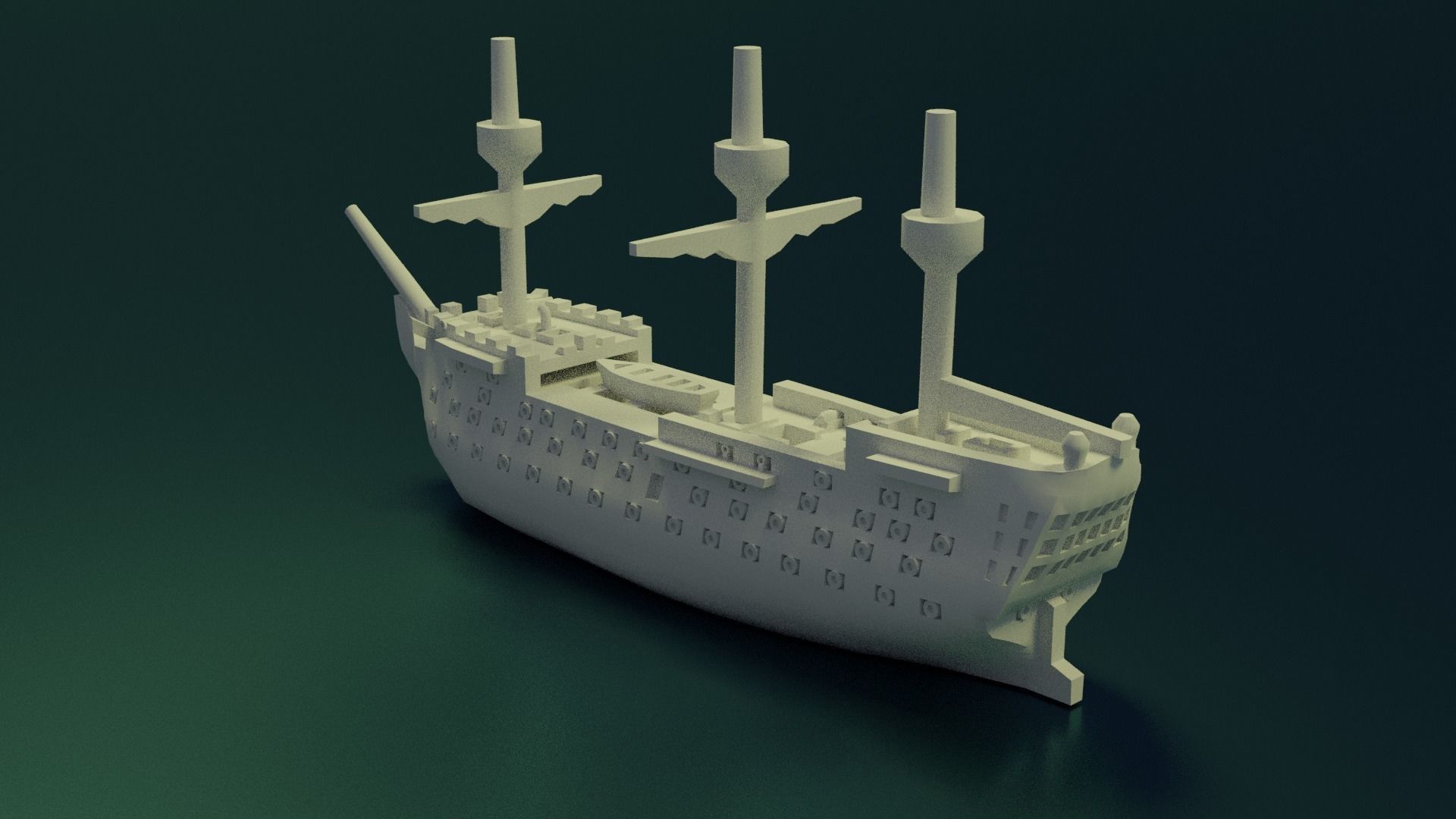 HMS Victory 3D print model_4