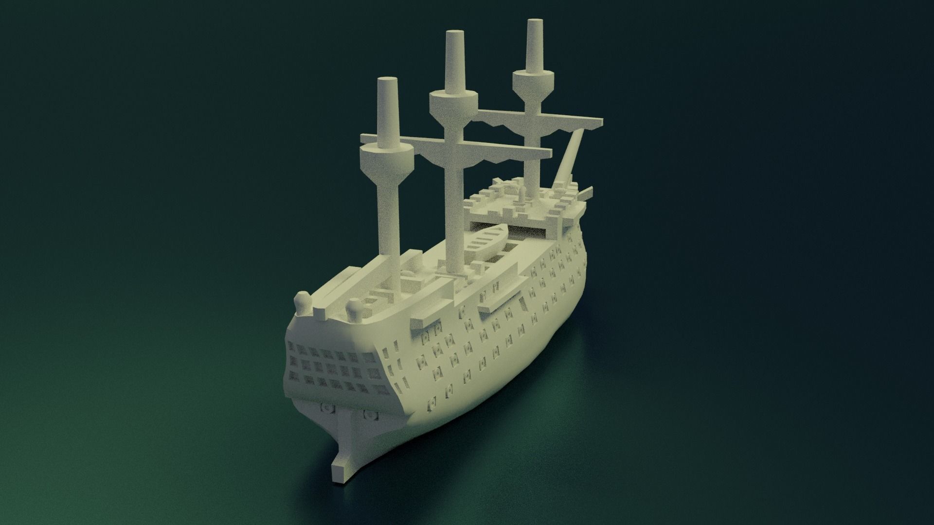 HMS Victory 3D print model_6
