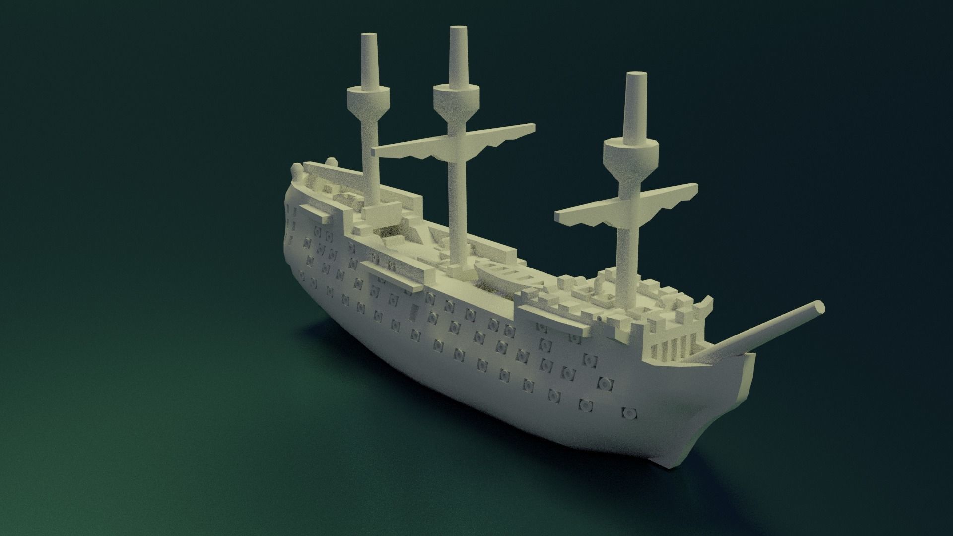 HMS Victory 3D print model_9