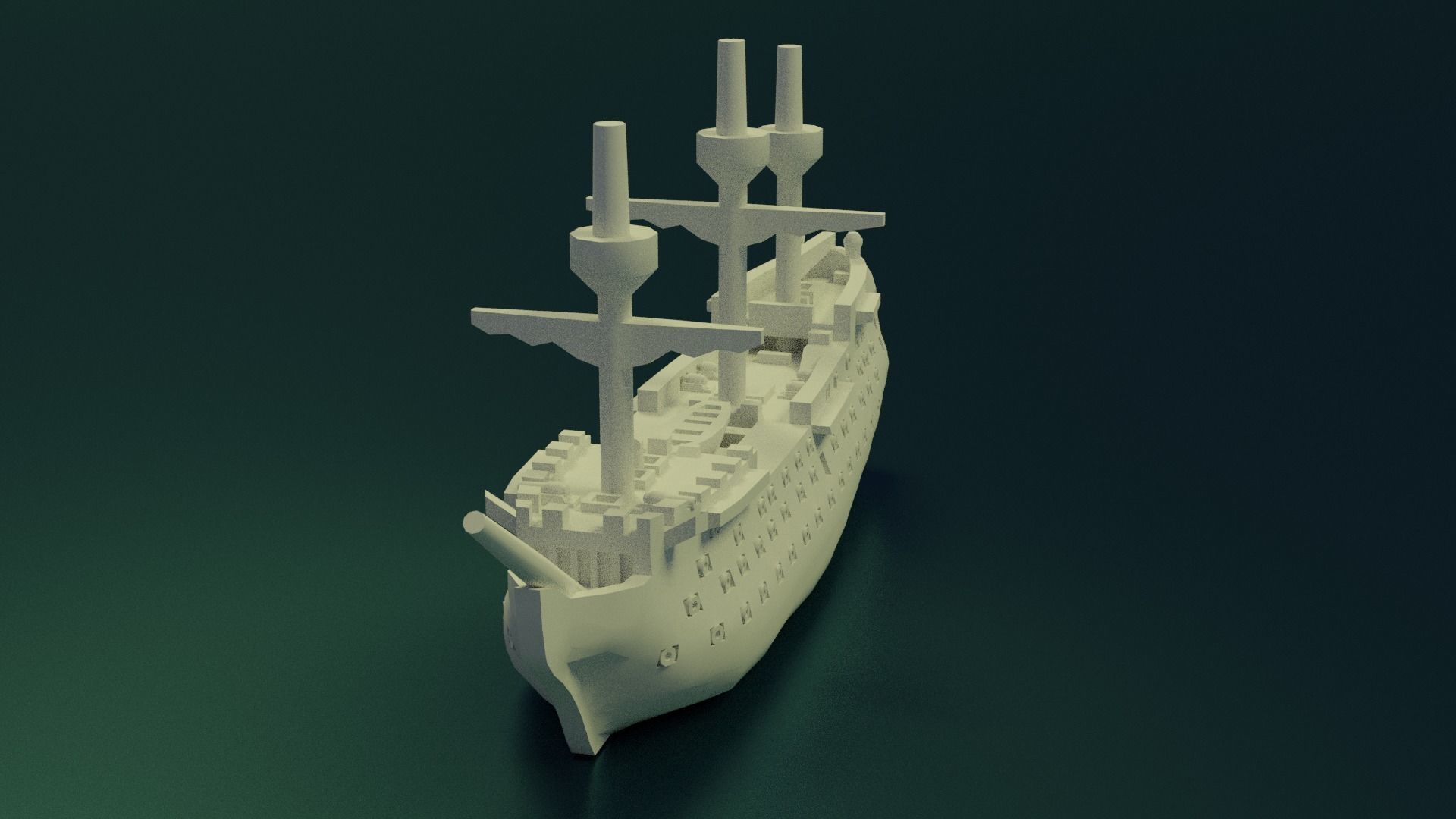 HMS Victory 3D print model_10