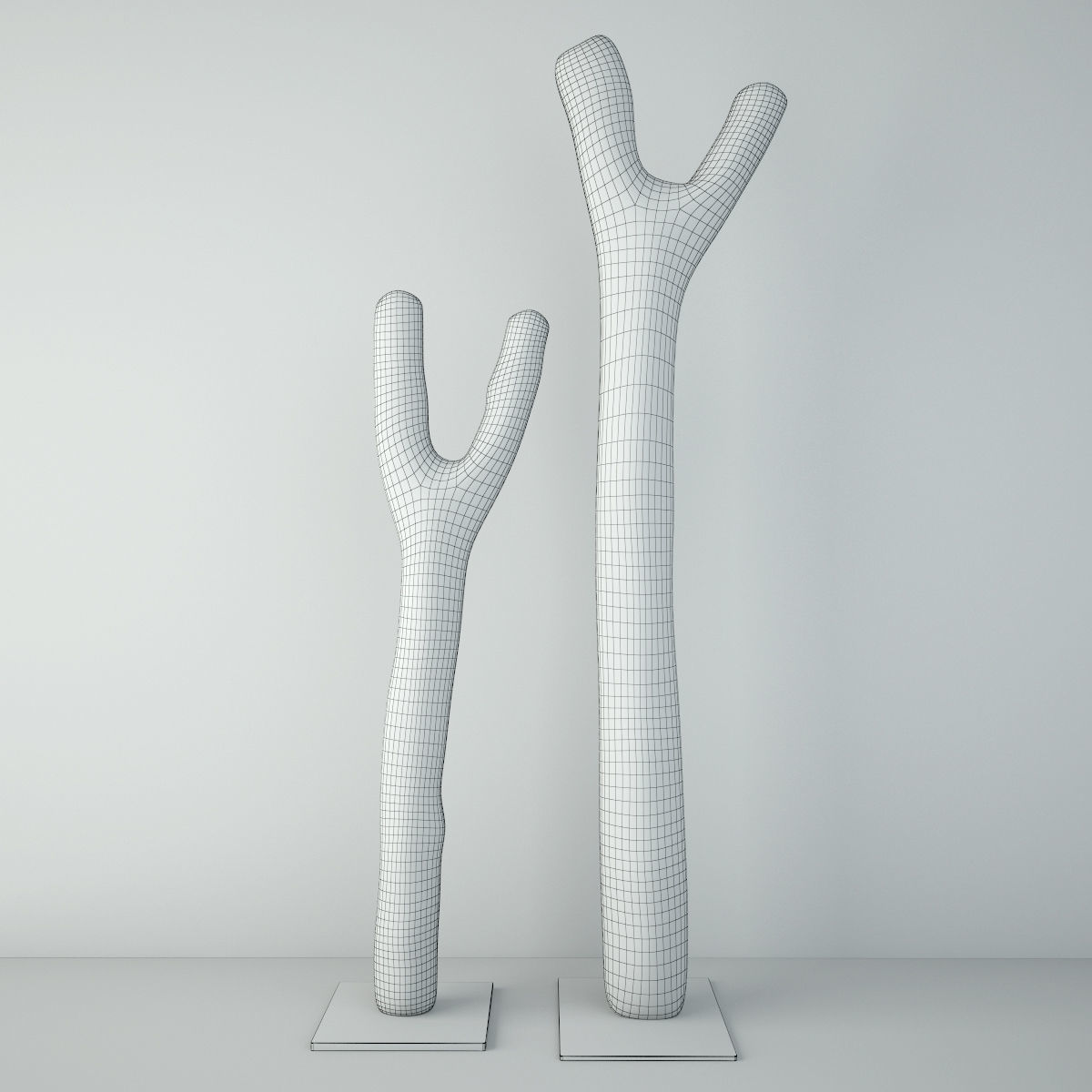 Wooden Decoration 3 3D model_2