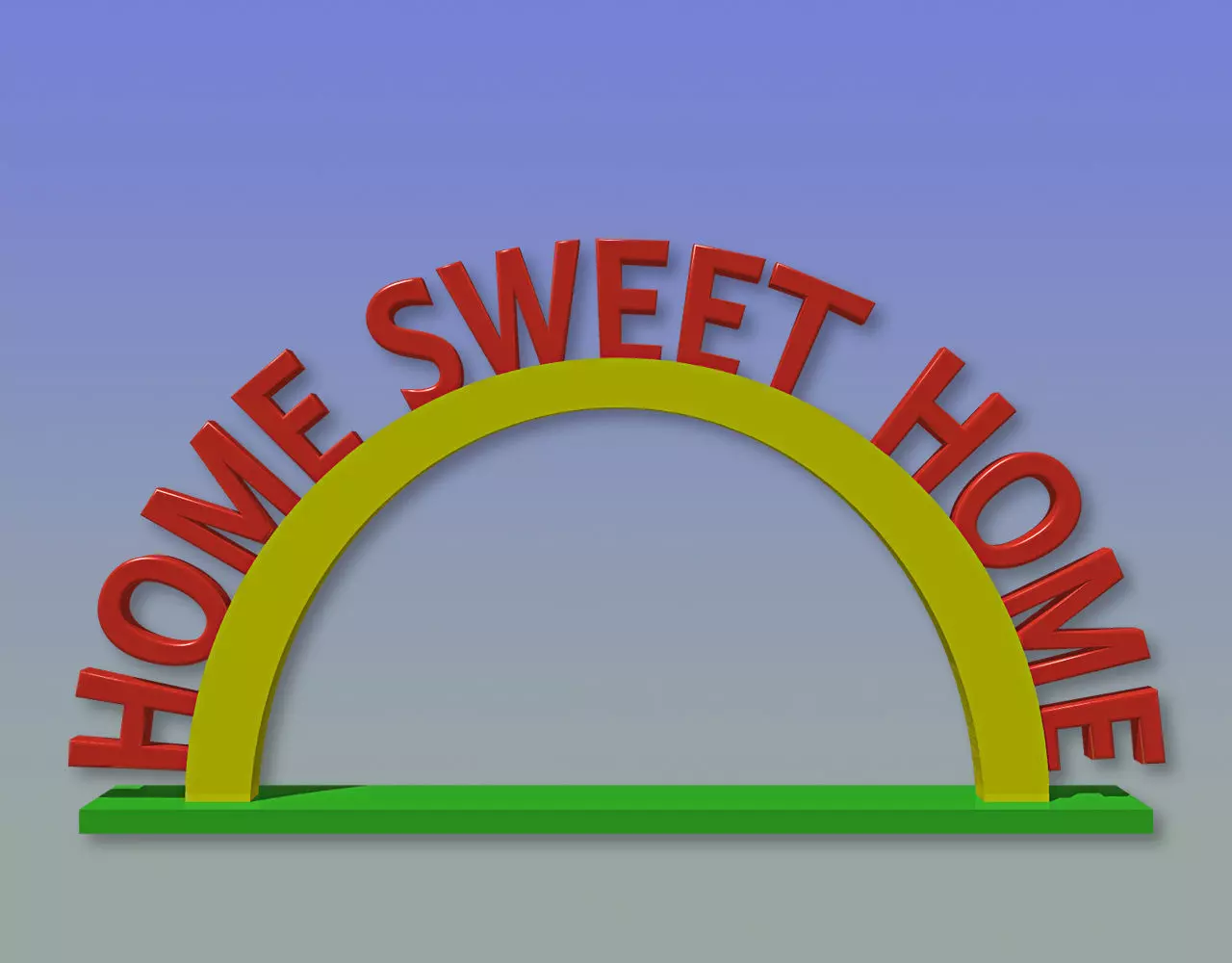 Home Sweet Home - Free 3D print model