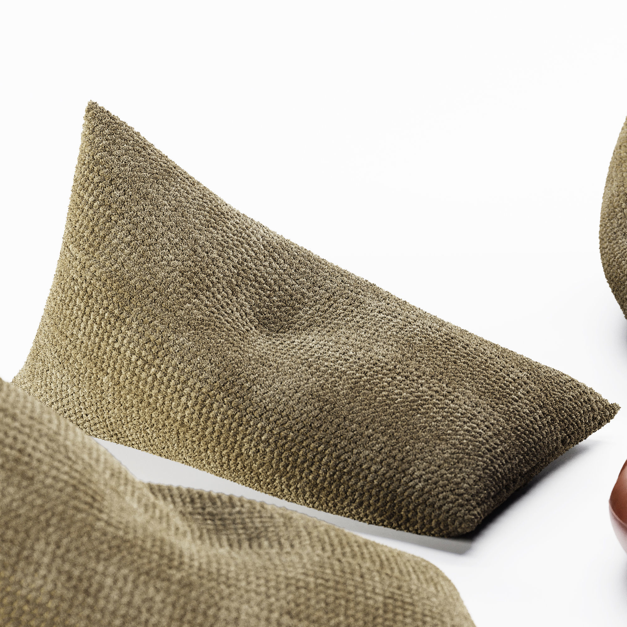 Knitted bean bag 3D model_6