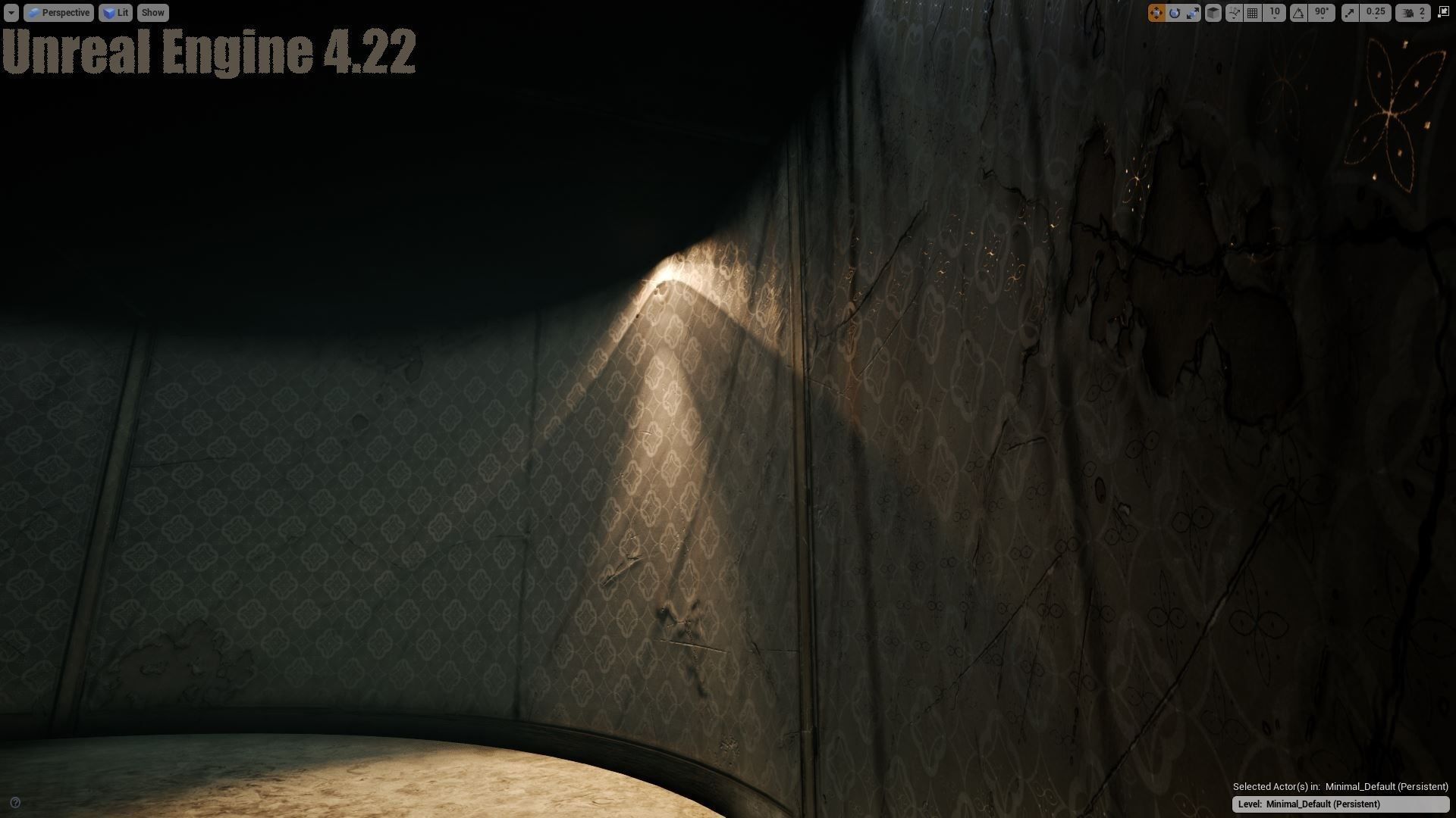 Interior old wall- modular  Low-poly 3D model_13