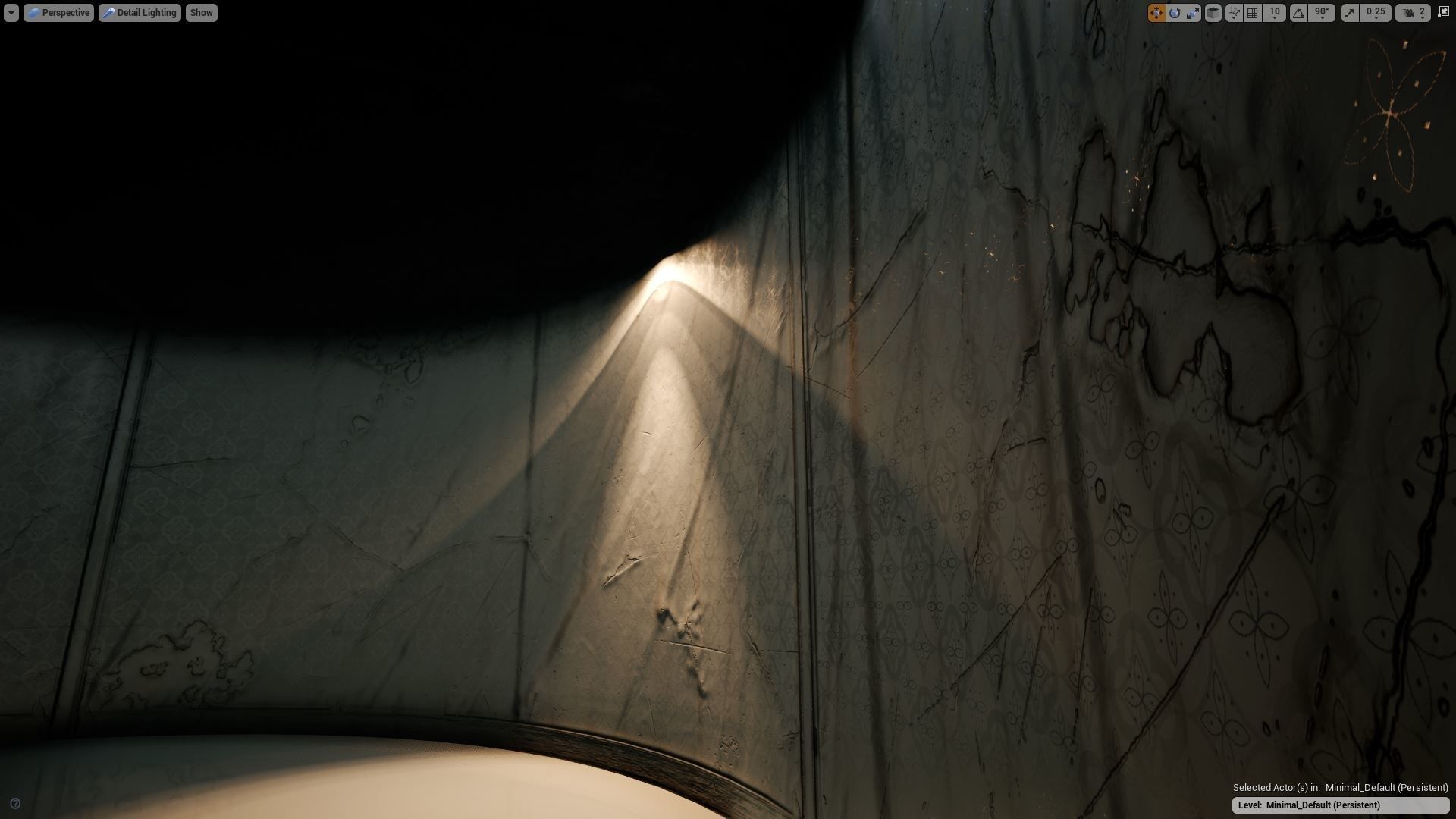 Interior old wall- modular  Low-poly 3D model_14