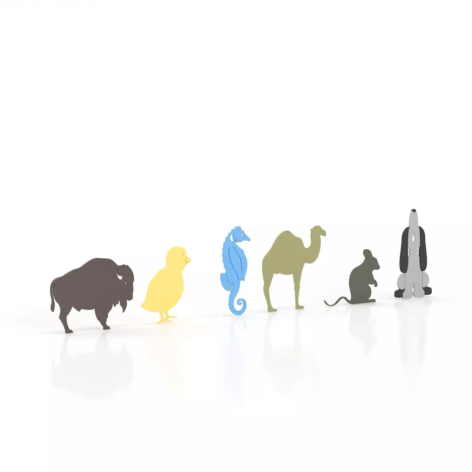 Animals 2 evolution of 3D model_0