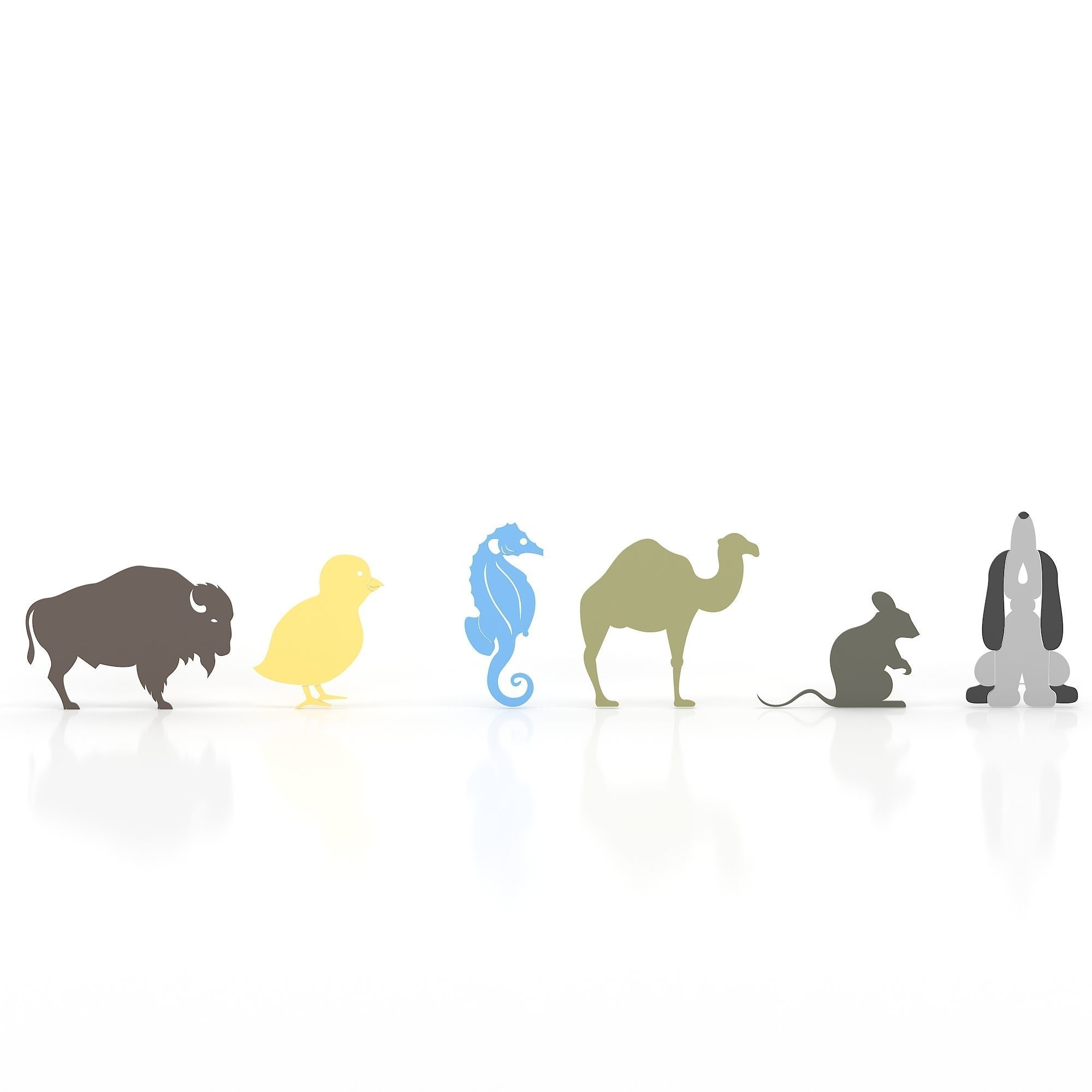 Animals 2 evolution of 3D model_1