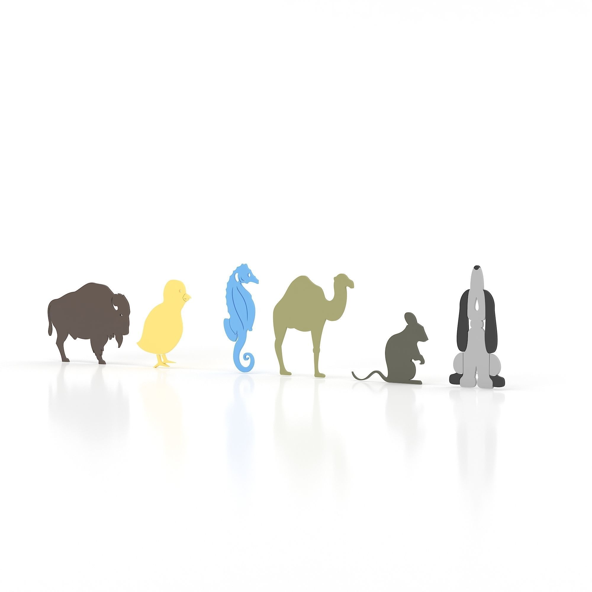 Animals 2 evolution of 3D model_2