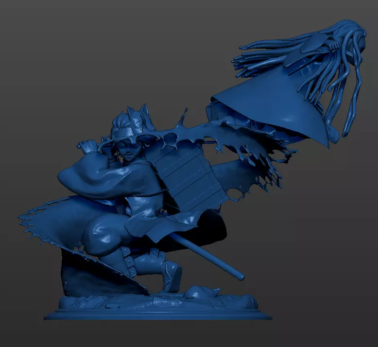 Demon Slayer - Tanjiro and Nezuko Kamado 3D print model_0