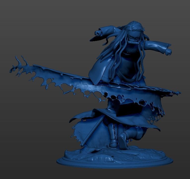 Demon Slayer - Tanjiro and Nezuko Kamado 3D print model_2