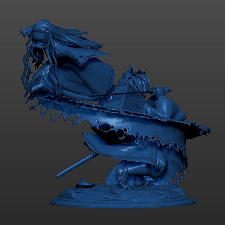 Demon Slayer - Tanjiro and Nezuko Kamado 3D print model_3