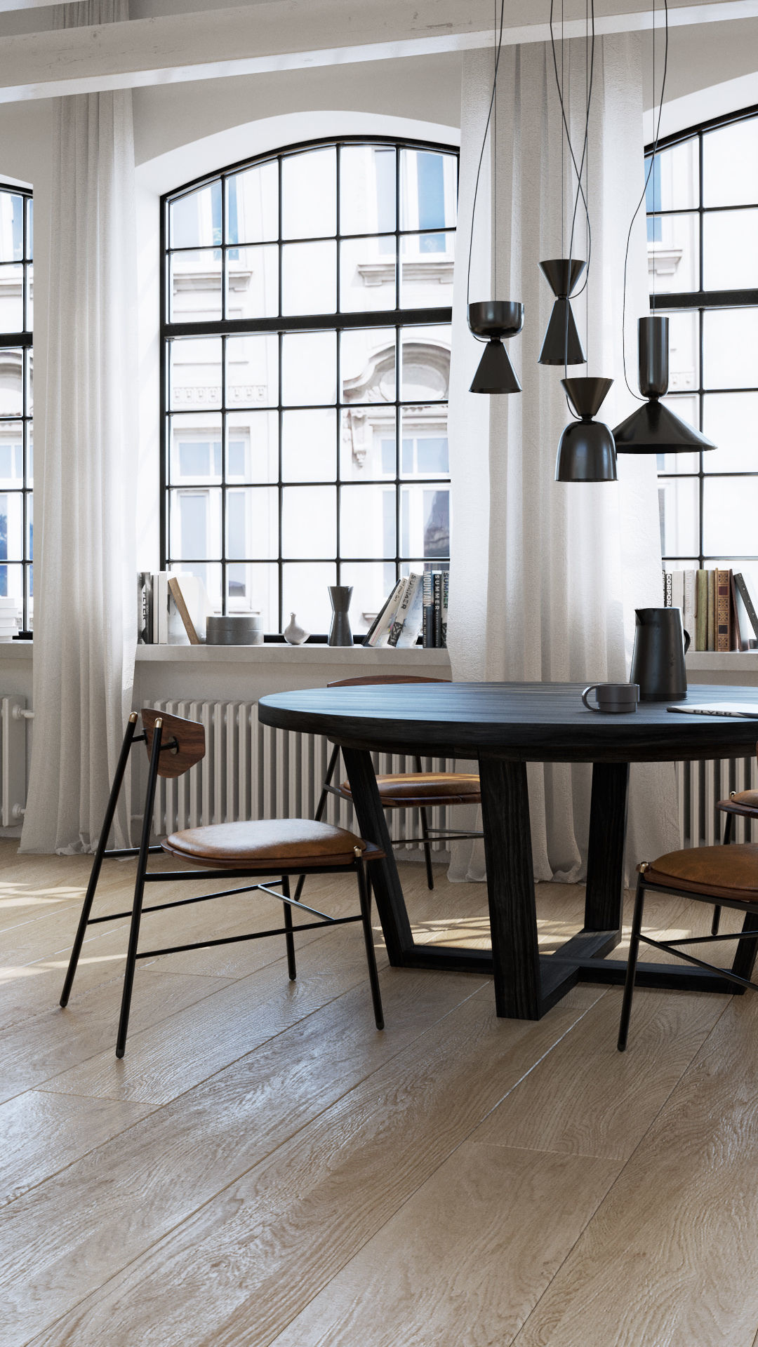 Workshop Apartment in London Cinema 4D and Corona Renderer 3D model_13