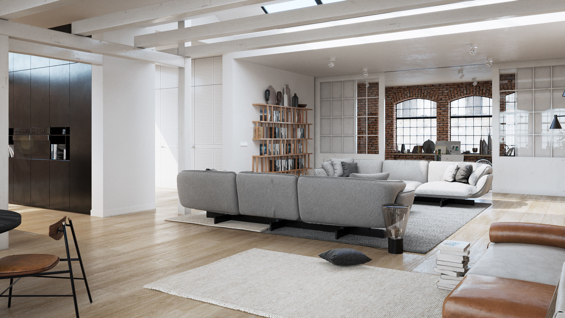 Workshop Apartment in London Cinema 4D and Corona Renderer 3D model_6