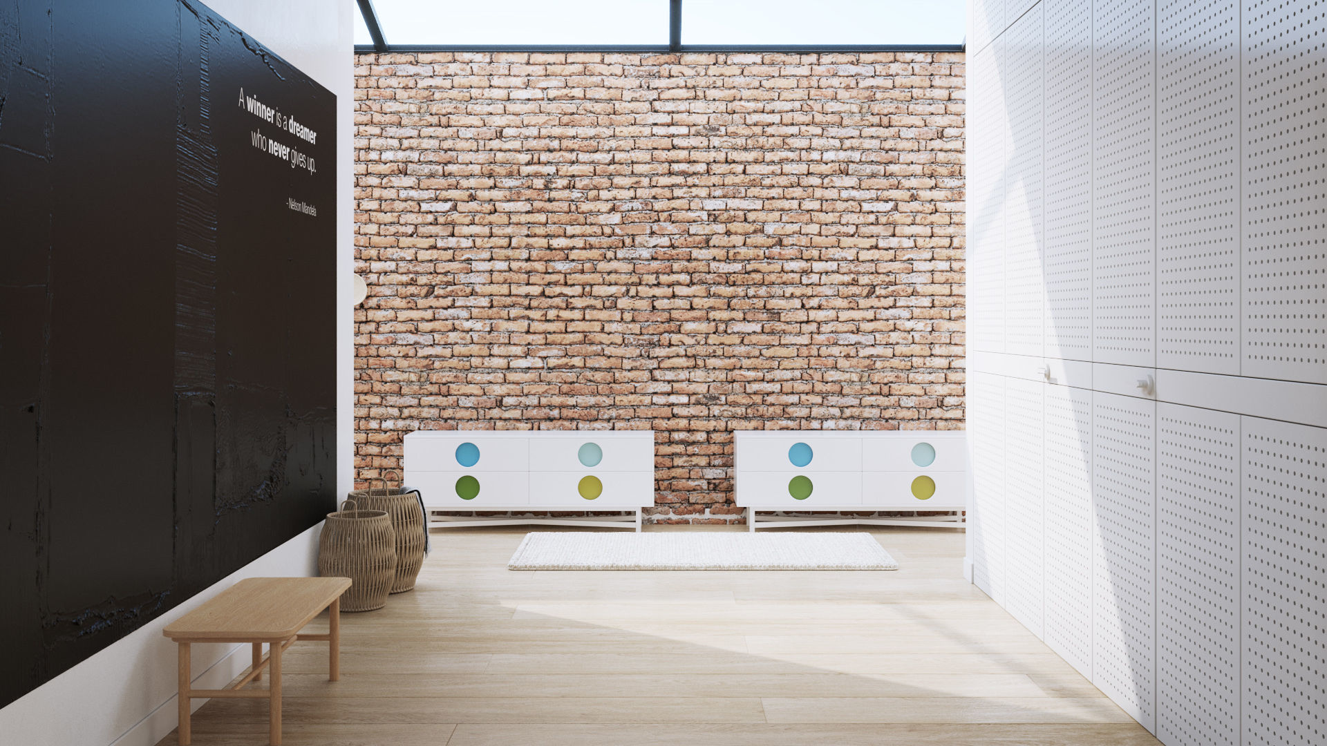 Workshop Apartment in London Cinema 4D and Corona Renderer 3D model_5