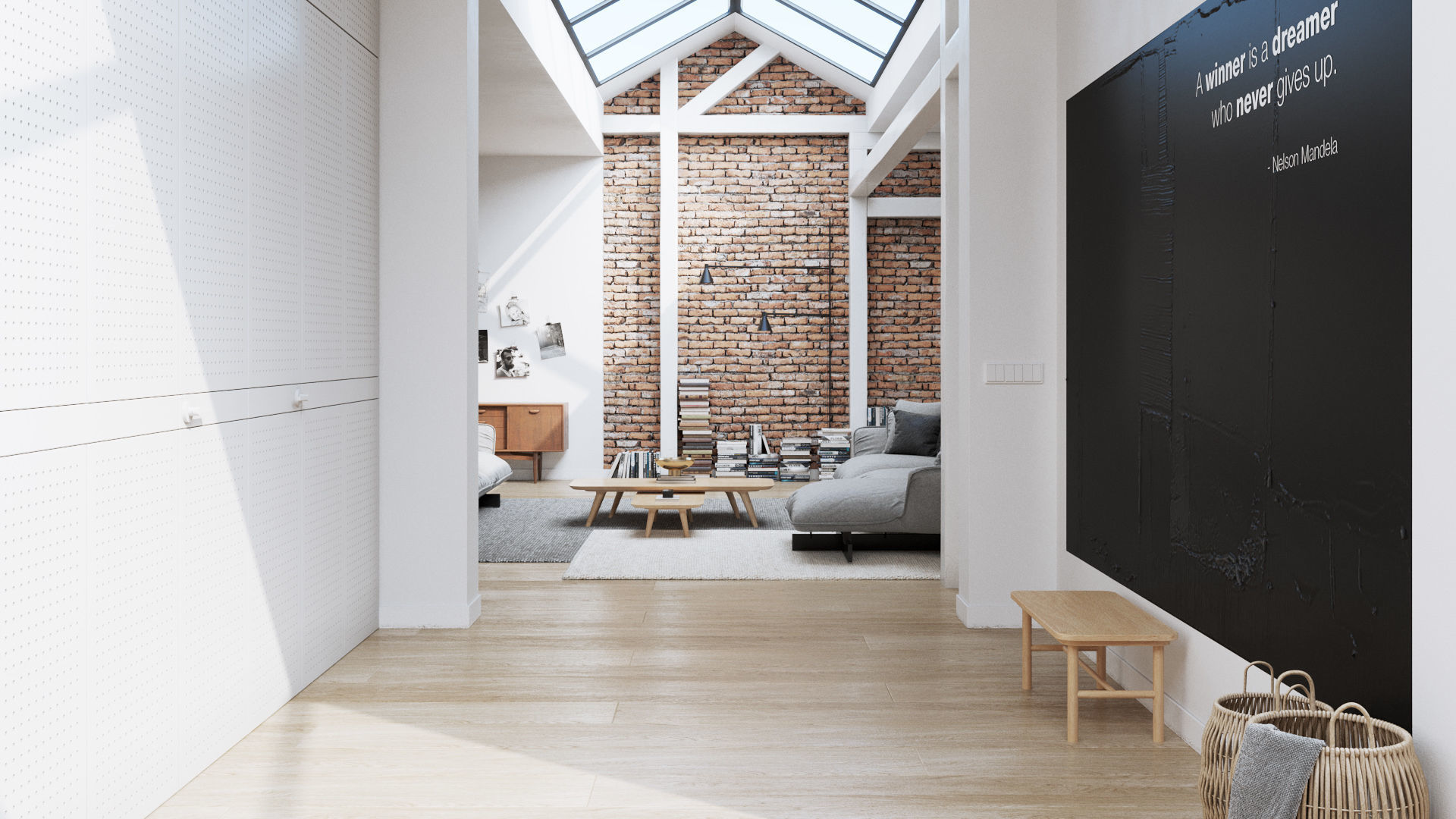 Workshop Apartment in London Cinema 4D and Corona Renderer 3D model_3