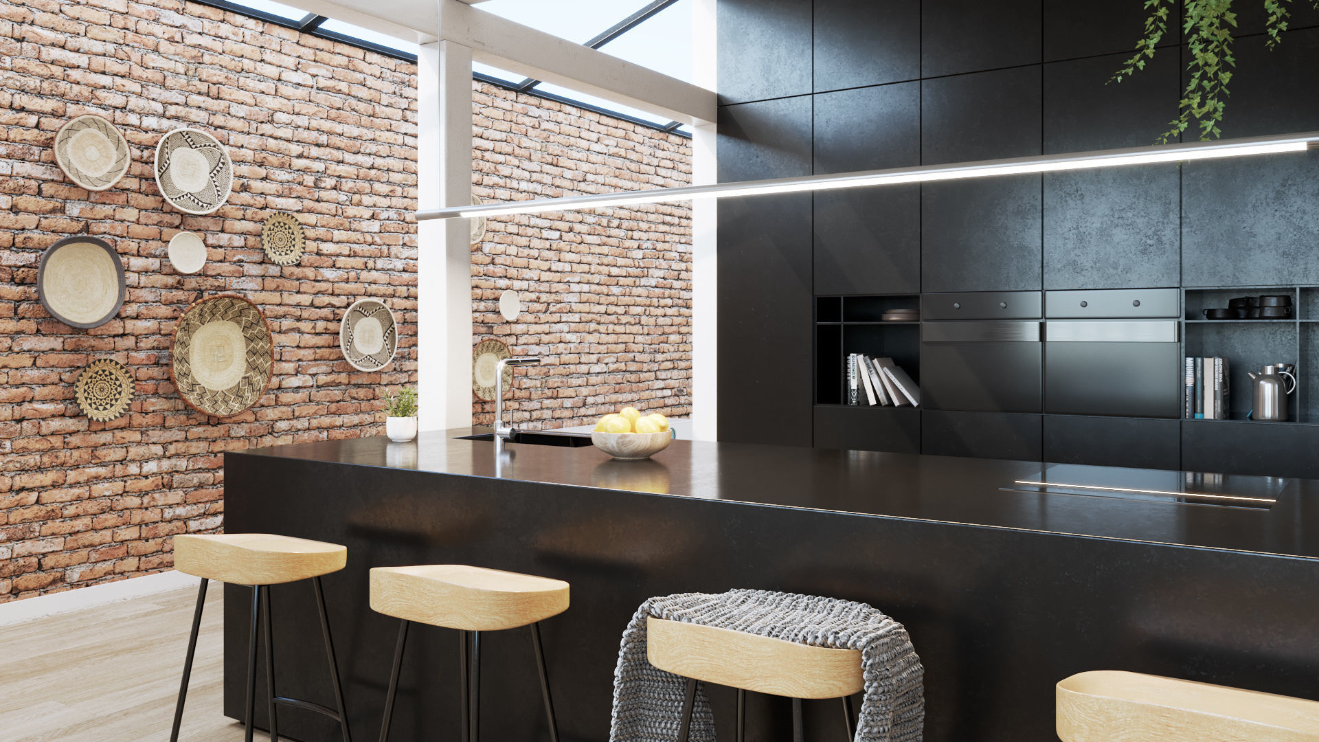 Workshop Apartment in London Cinema 4D and Corona Renderer 3D model_9