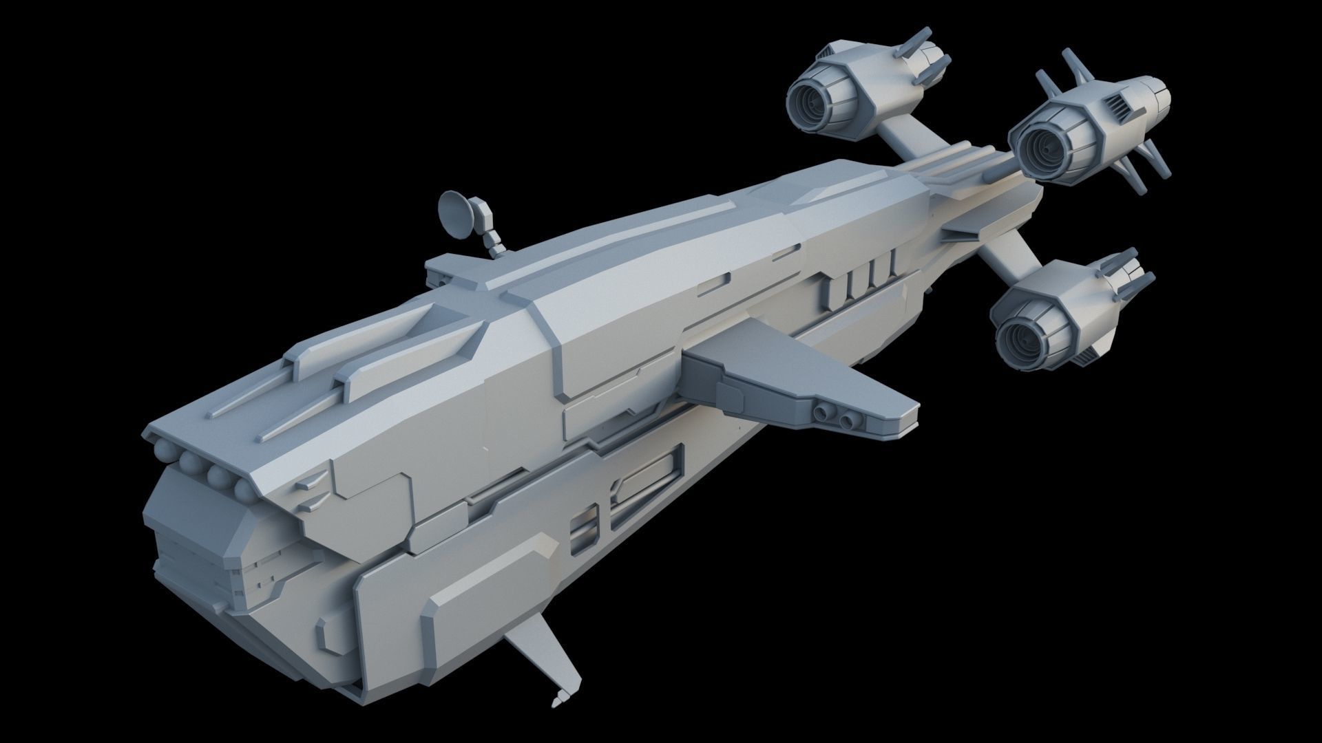 Spaceships spaceship 3D model_18
