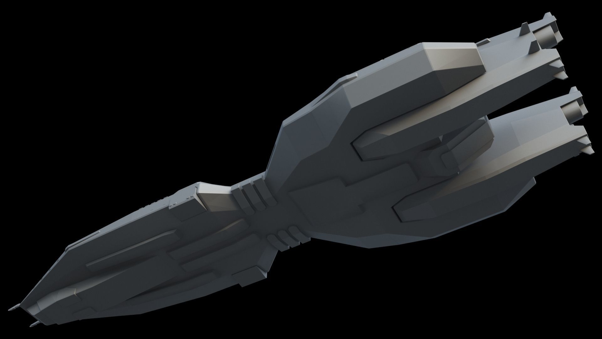 Spaceships spaceship 3D model_16