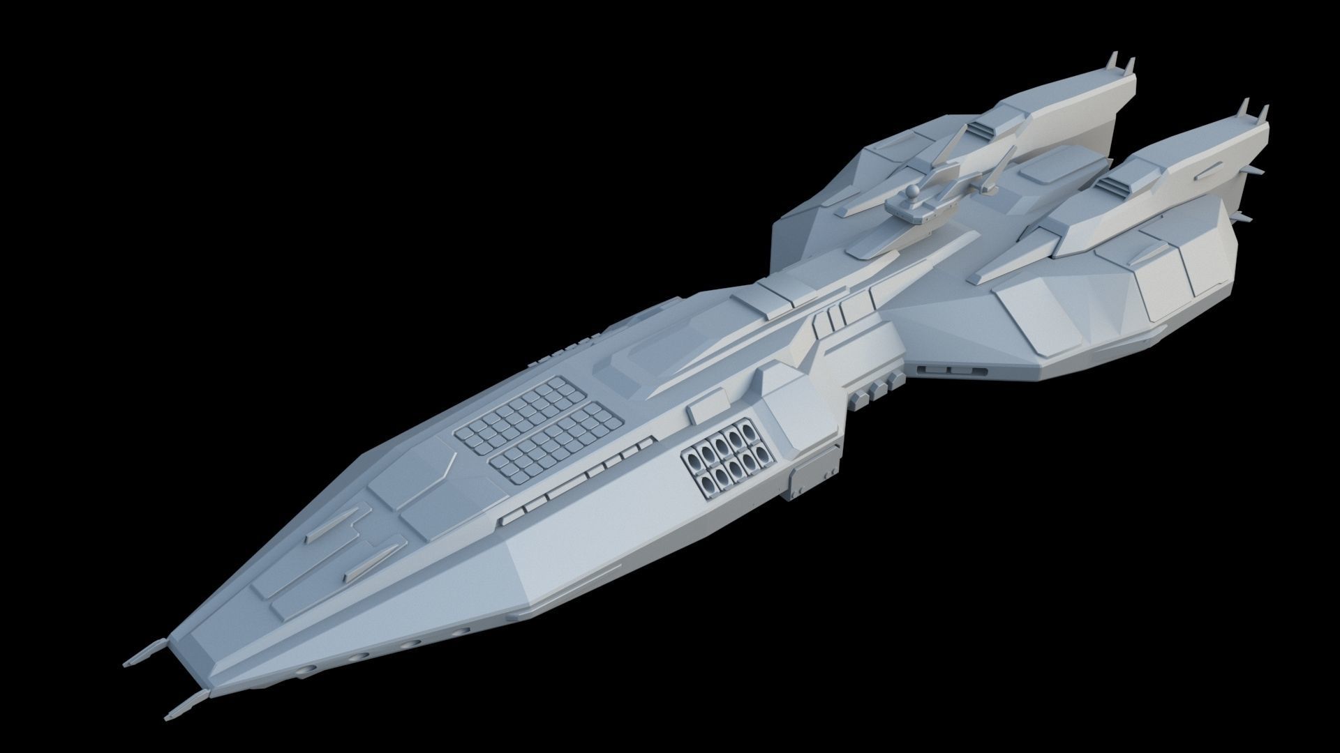 Spaceships spaceship 3D model_13