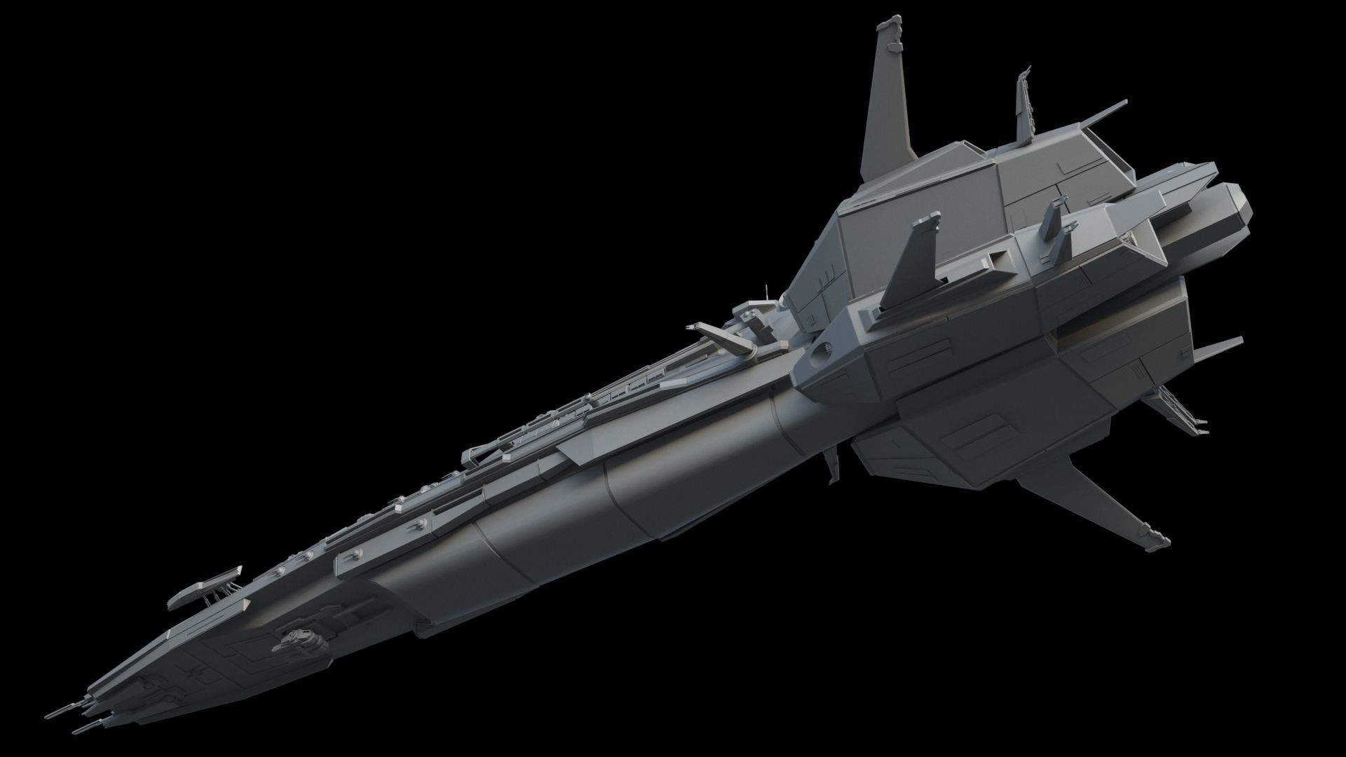 Spaceships spaceship 3D model_10