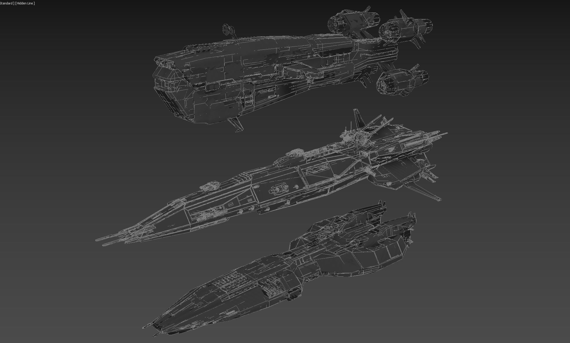 Spaceships spaceship 3D model_22
