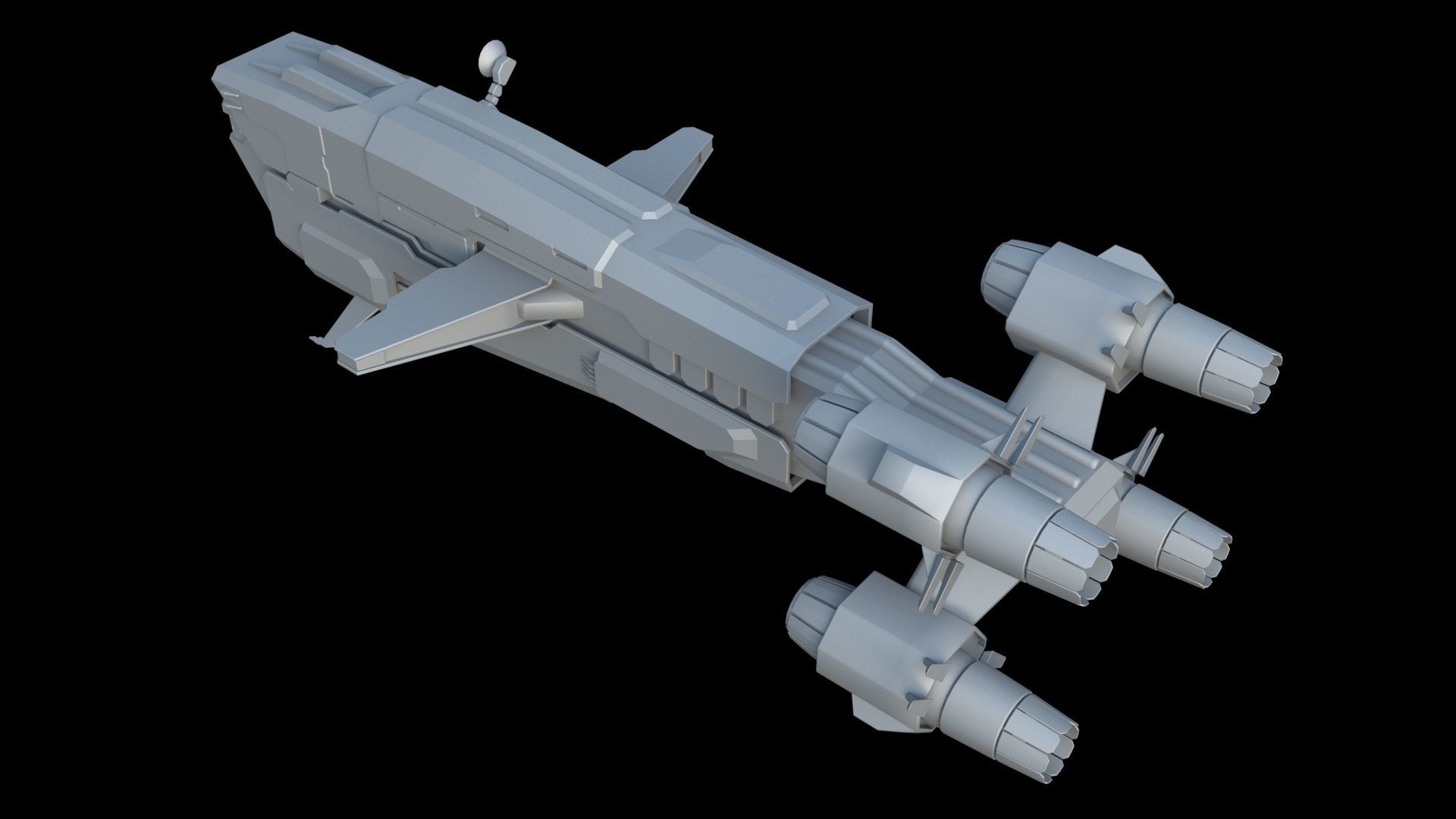 Spaceships spaceship 3D model_20