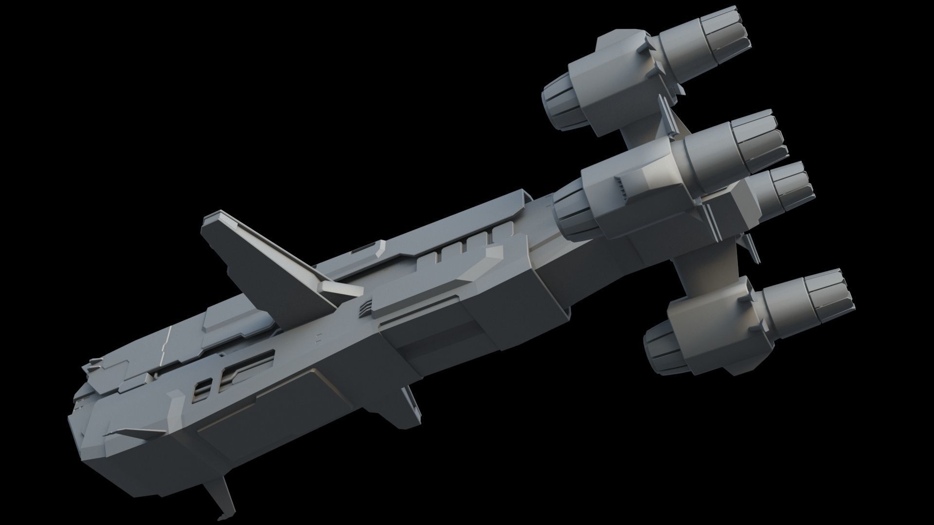 Spaceships spaceship 3D model_21