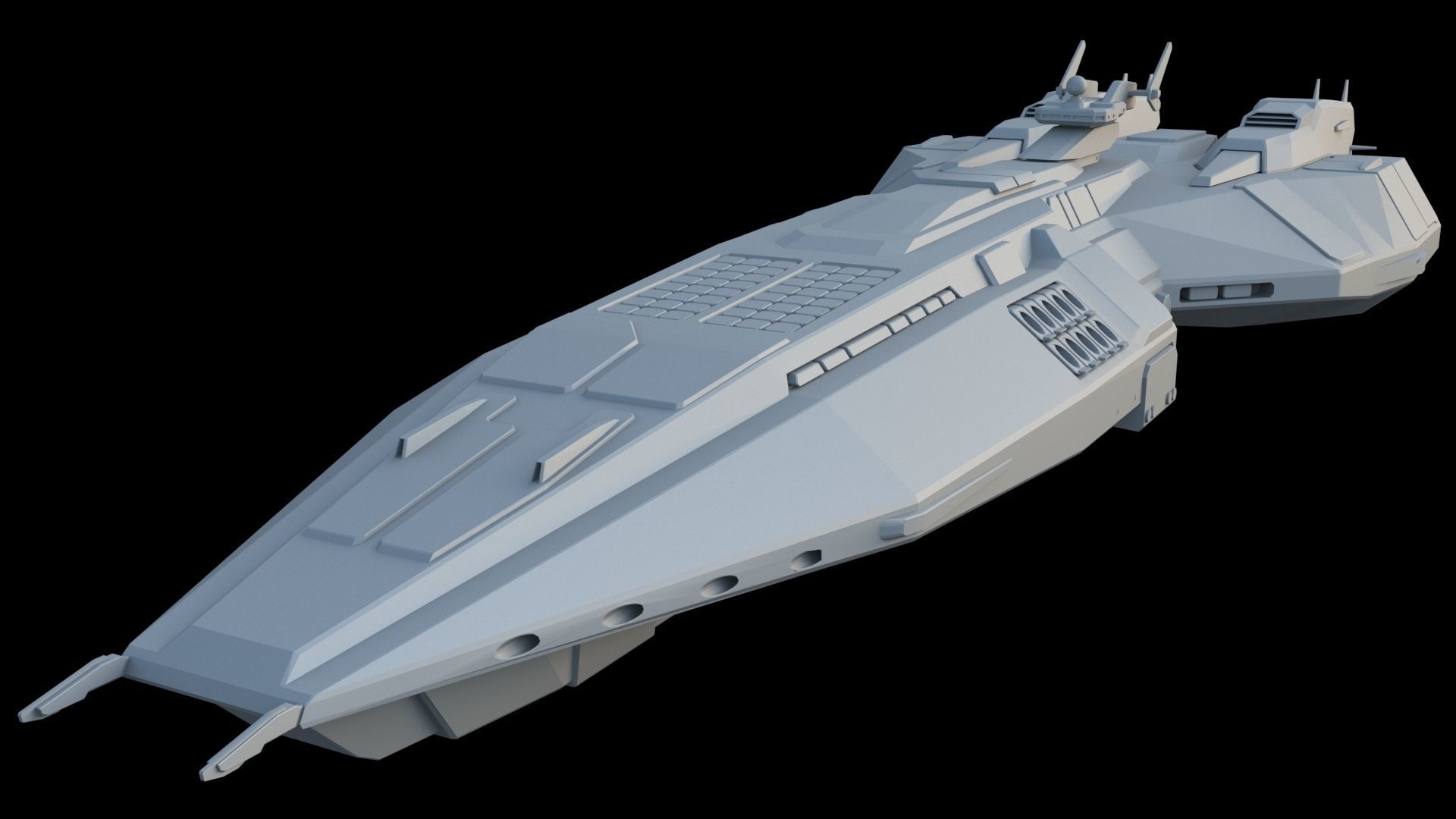 Spaceships spaceship 3D model_17