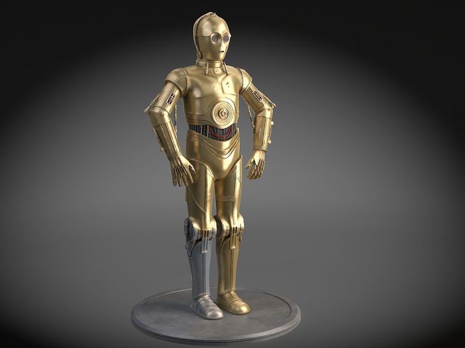 C-3PO Star Wars Droid 3D model
