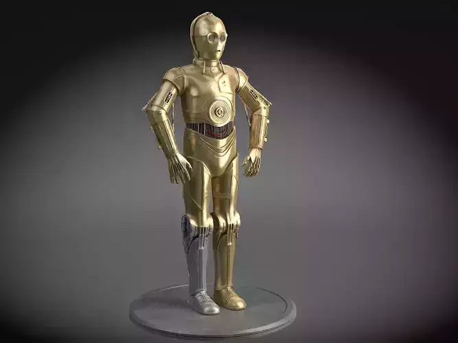 C-3PO Star Wars Droid 3D model