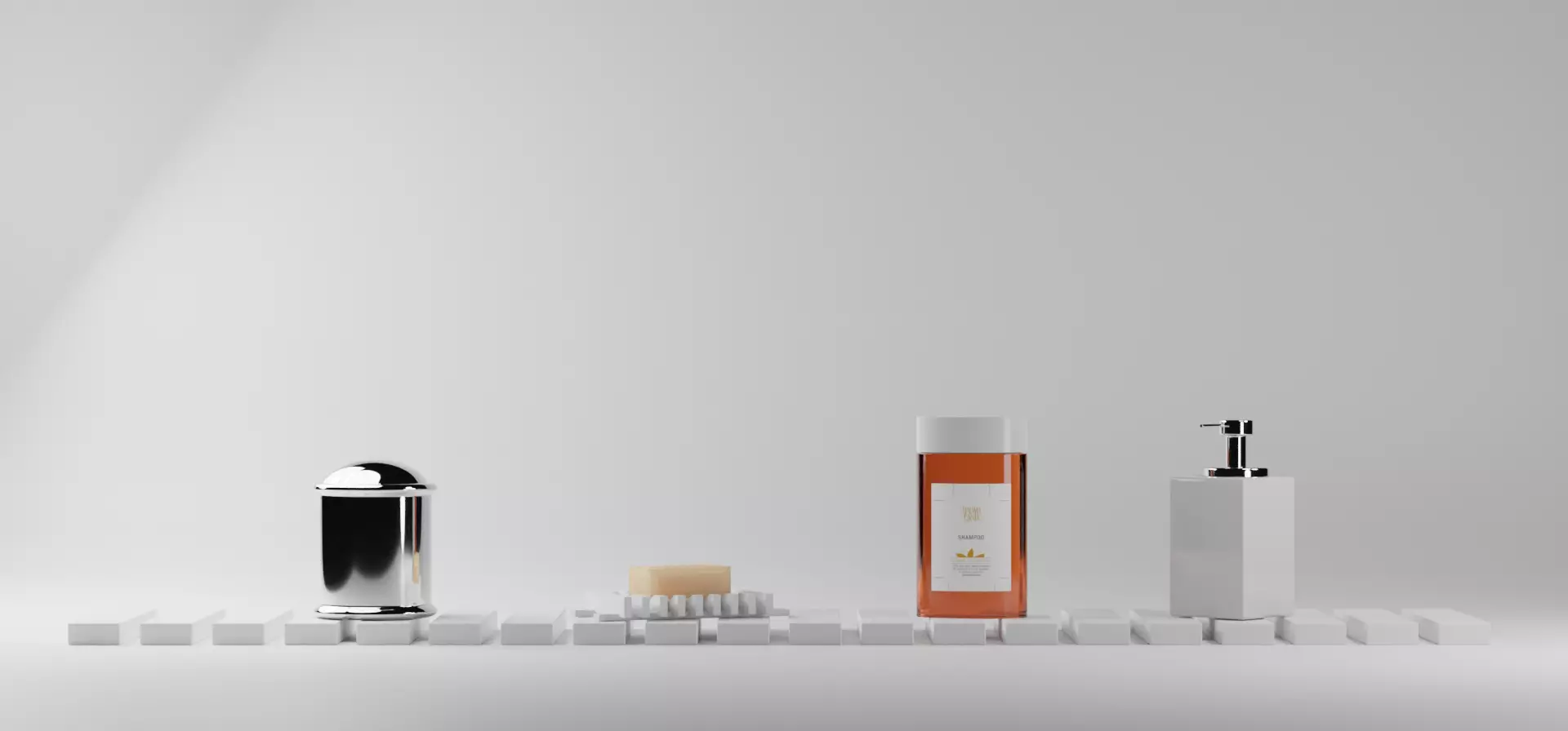 Bathroom accessories - photorealistic for archviz Free 3D model