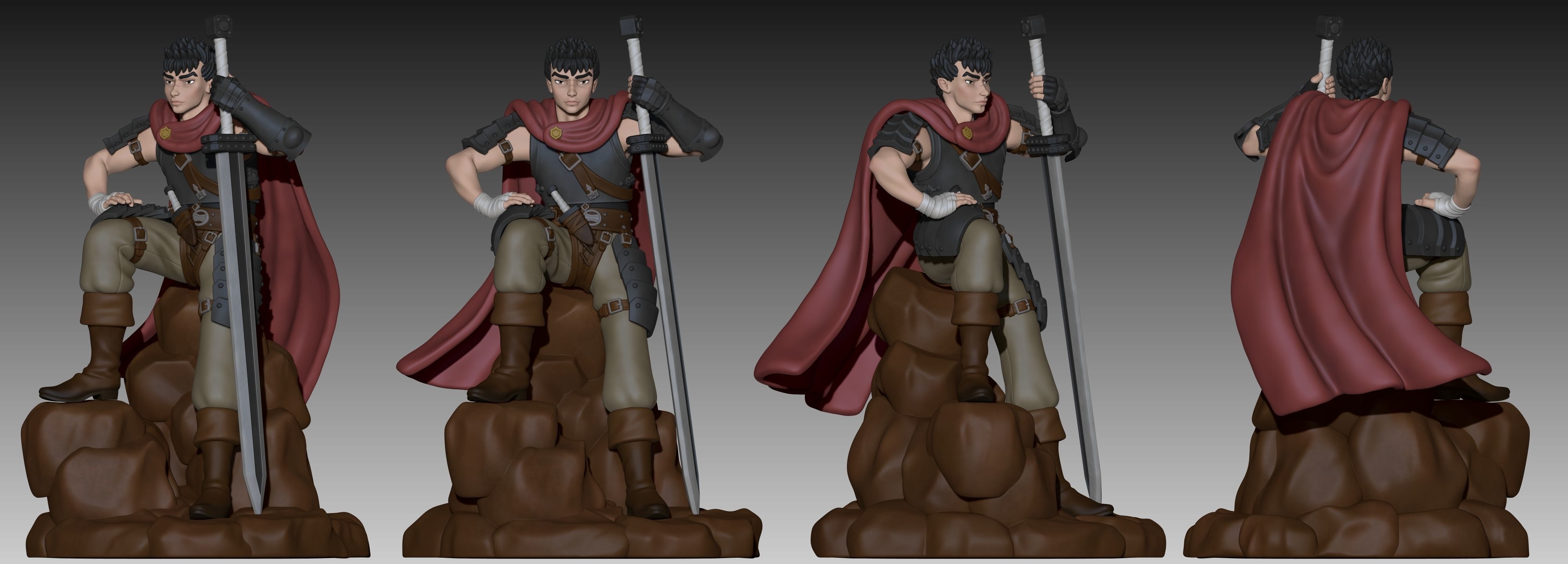 Guts Berserk 3D print model_18