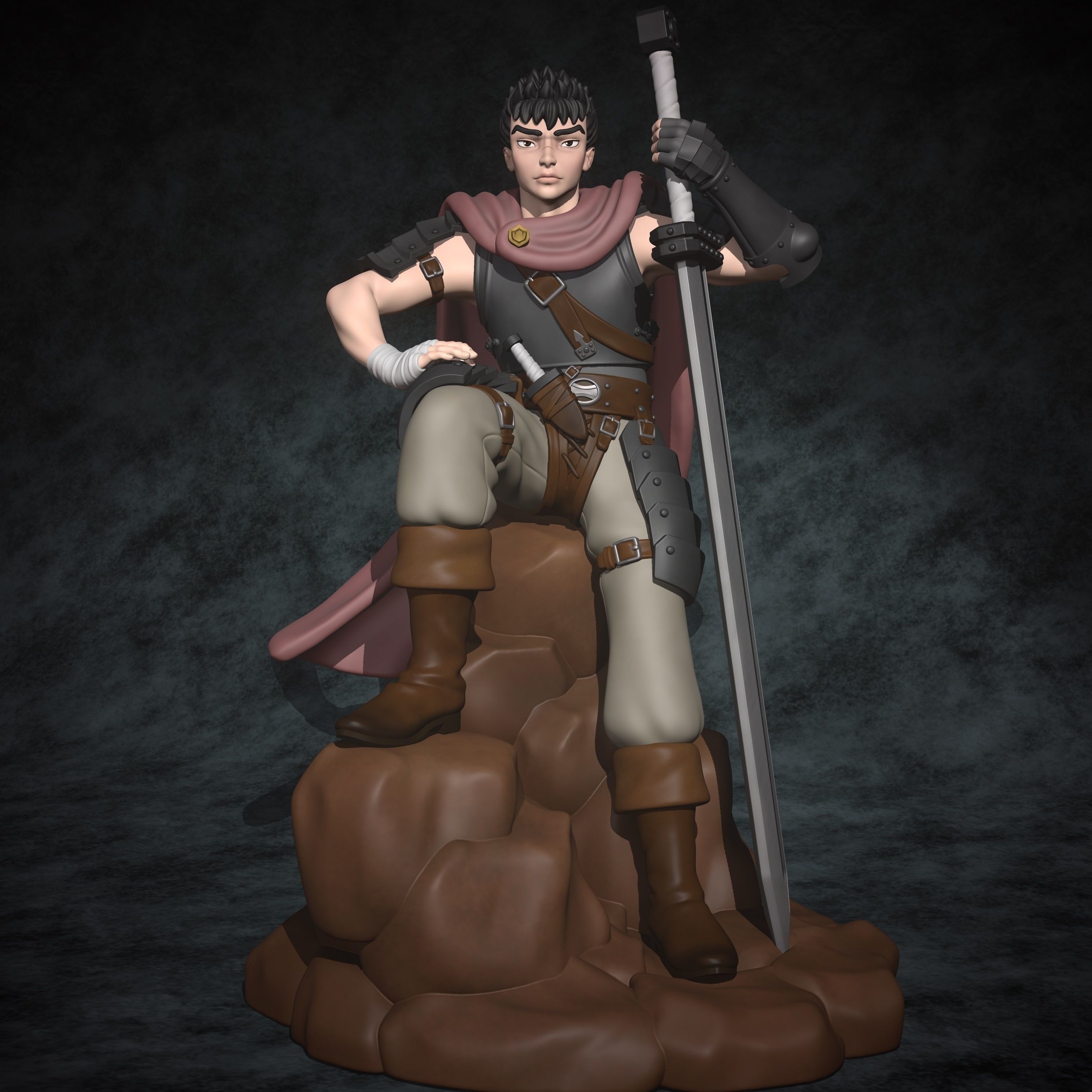 Guts Berserk 3D print model_0