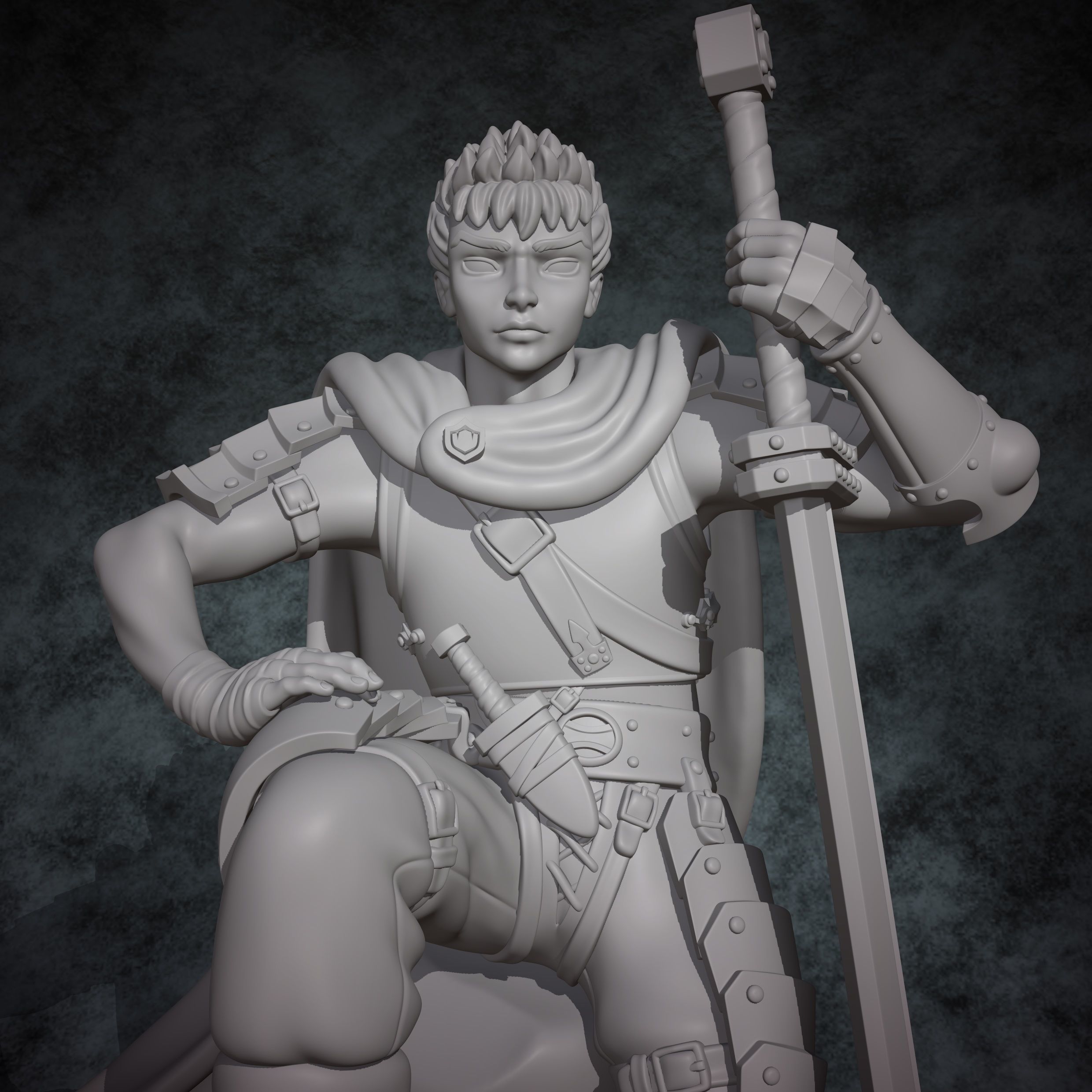 Guts Berserk 3D print model_17