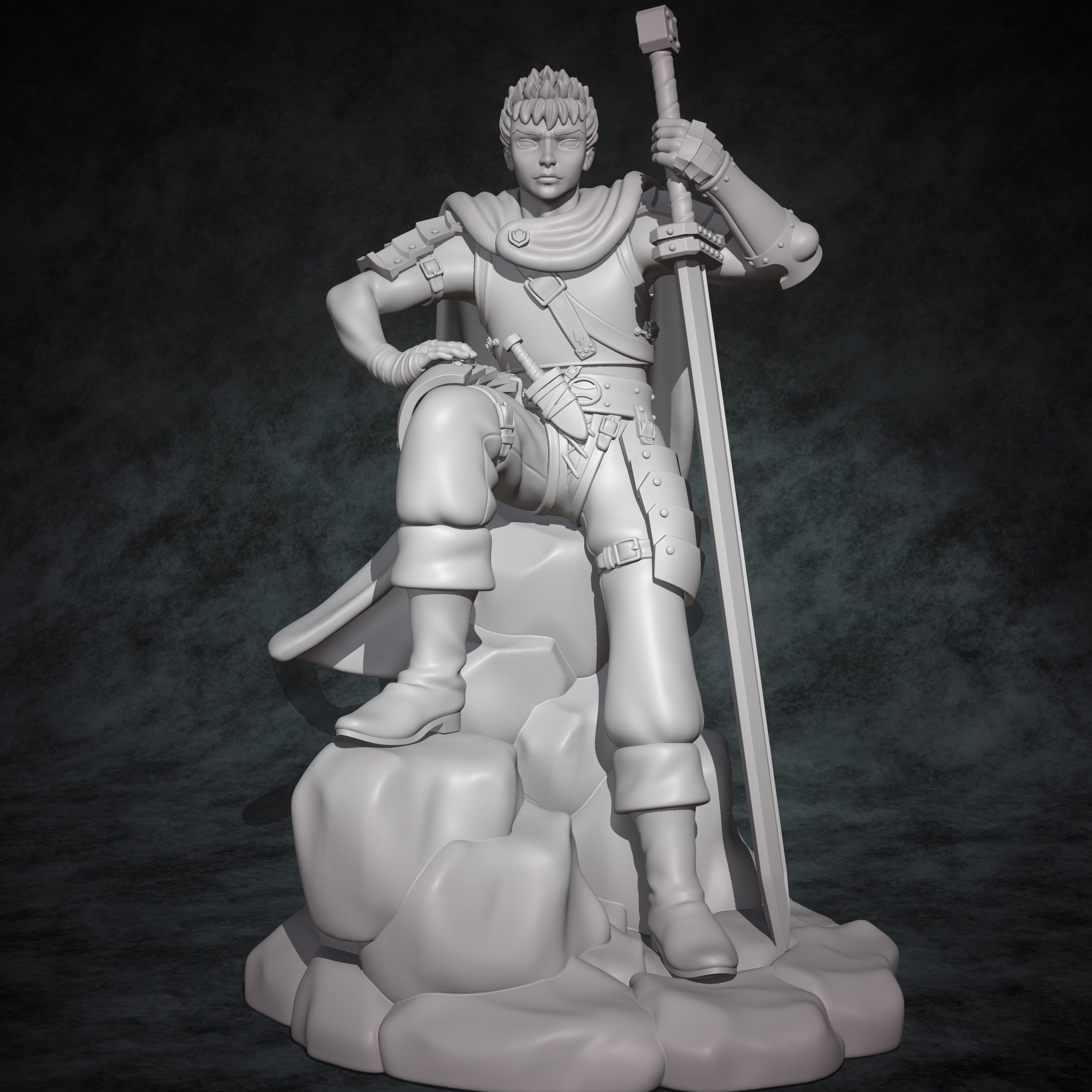 Guts Berserk 3D print model_3