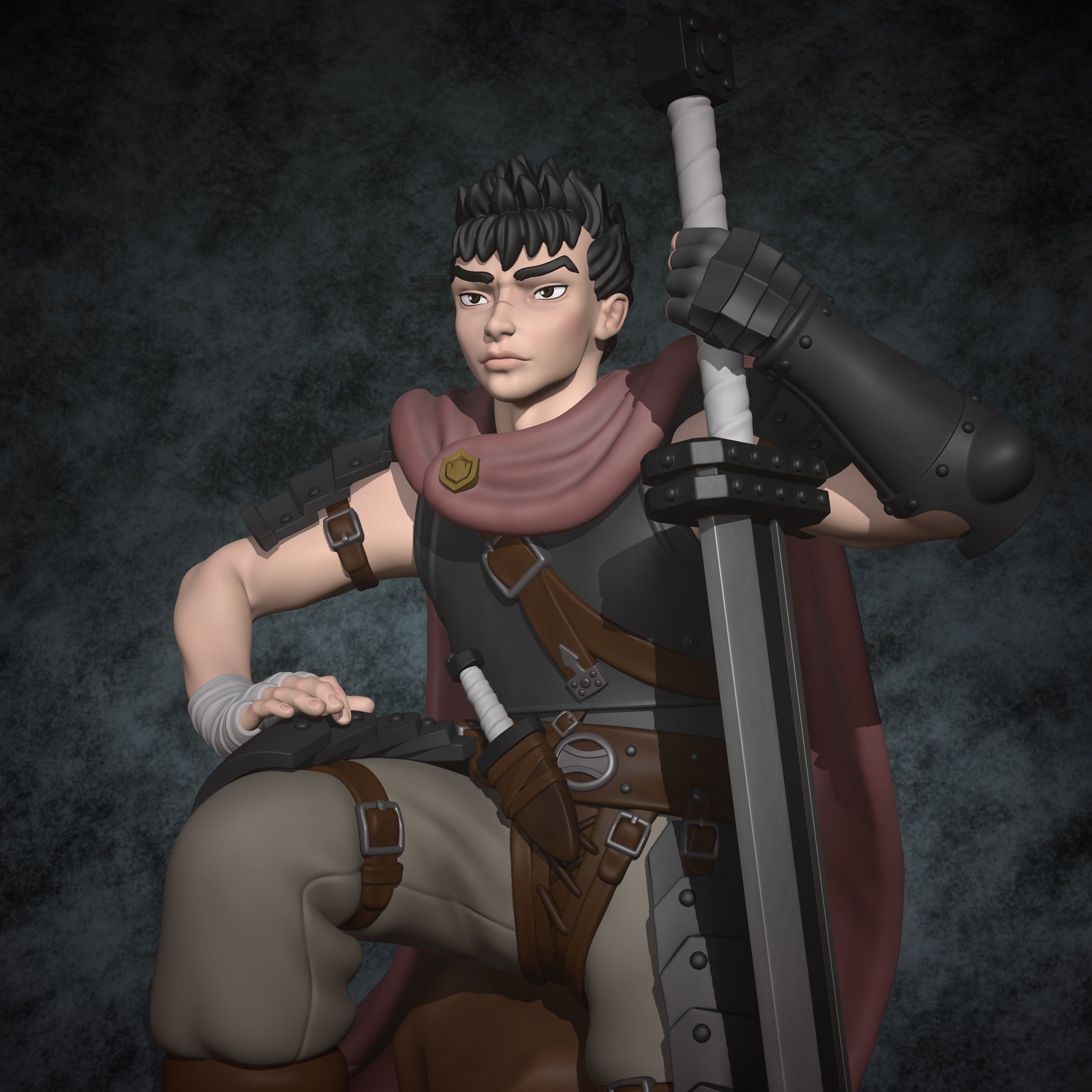 Guts Berserk 3D print model_14