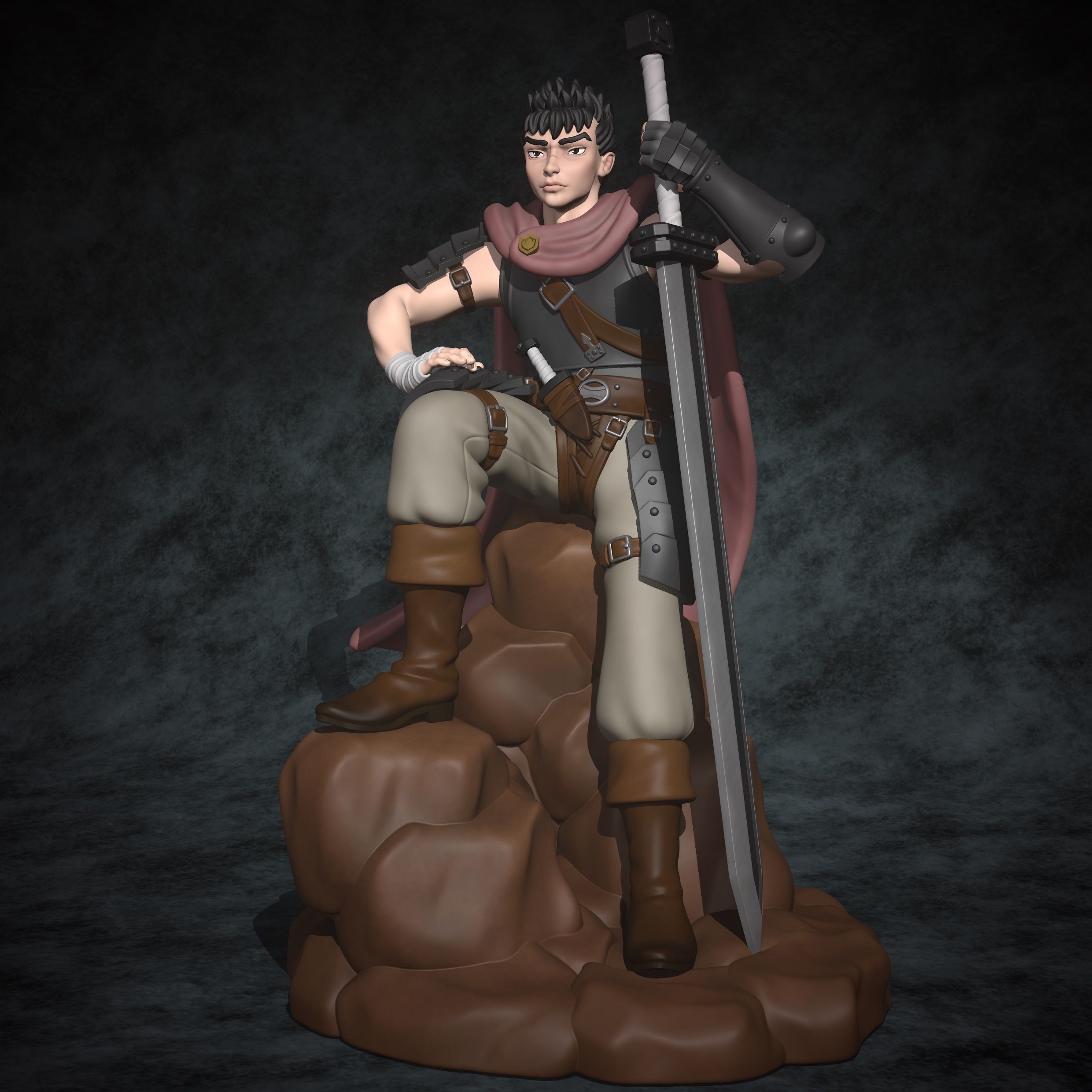 Guts Berserk 3D print model_4