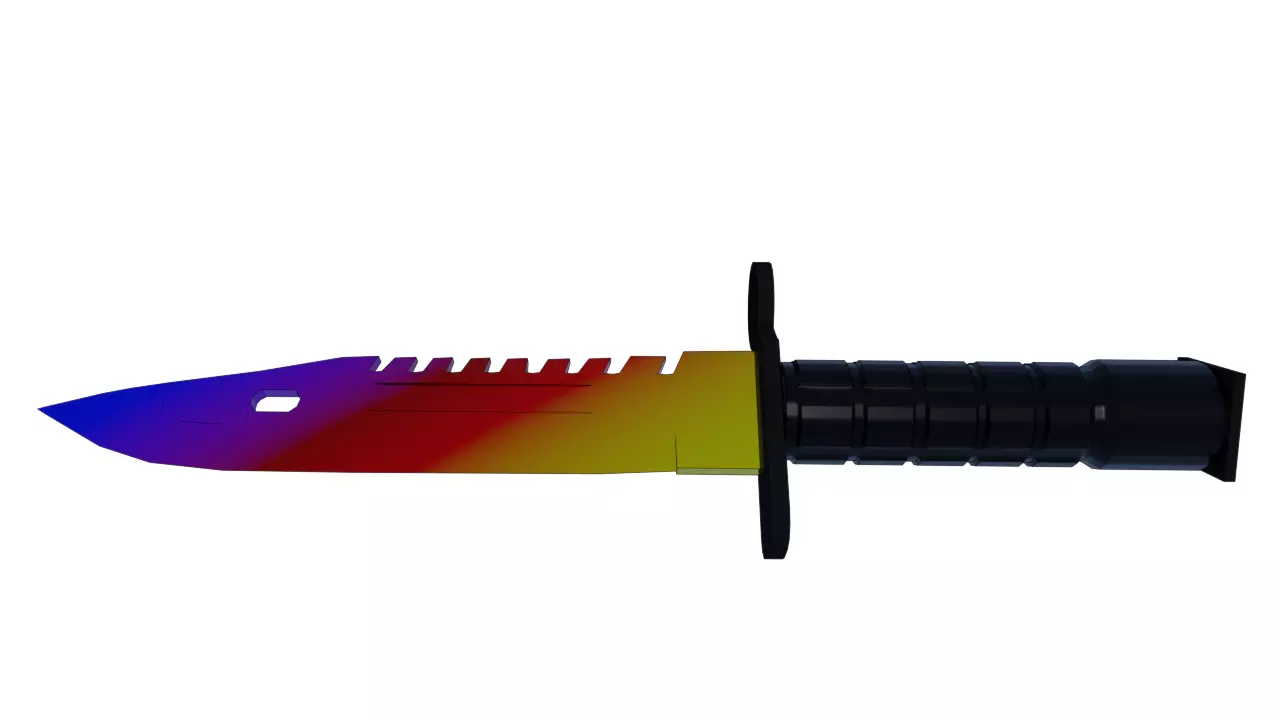 M9 Bayonet Free low-poly 3D model