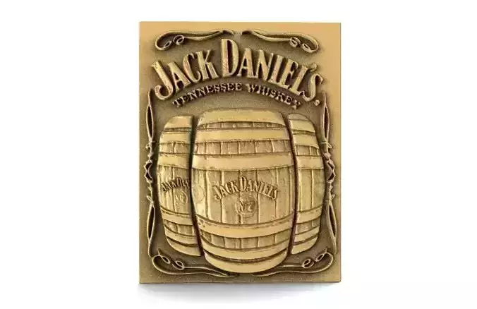 Jack daniels bas-relief