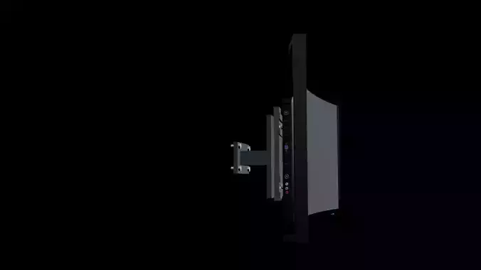 Curly Flat Screen TV