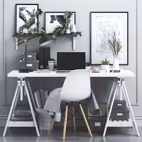 Office workplace 18 3D model