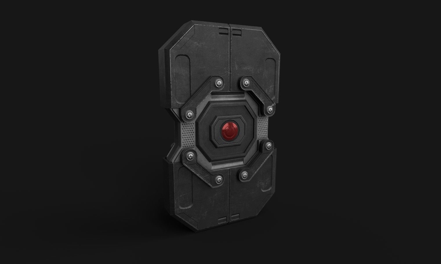 Neon wall - Treasury of cyberpunk hunter  Low-poly 3D model_15