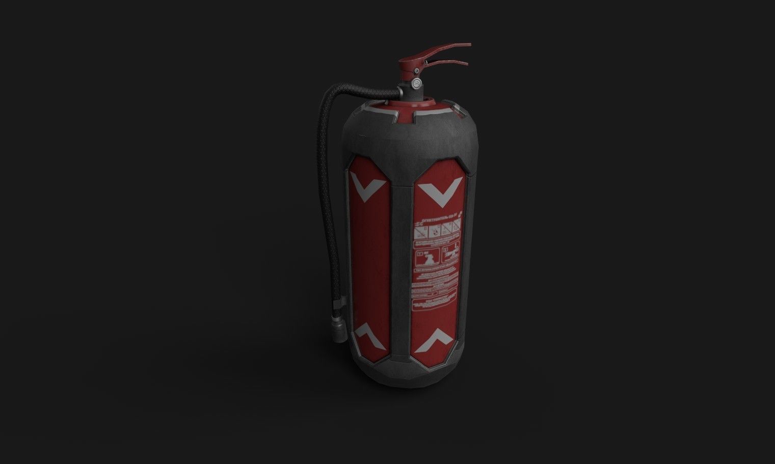 Neon wall - Treasury of cyberpunk hunter  Low-poly 3D model_4